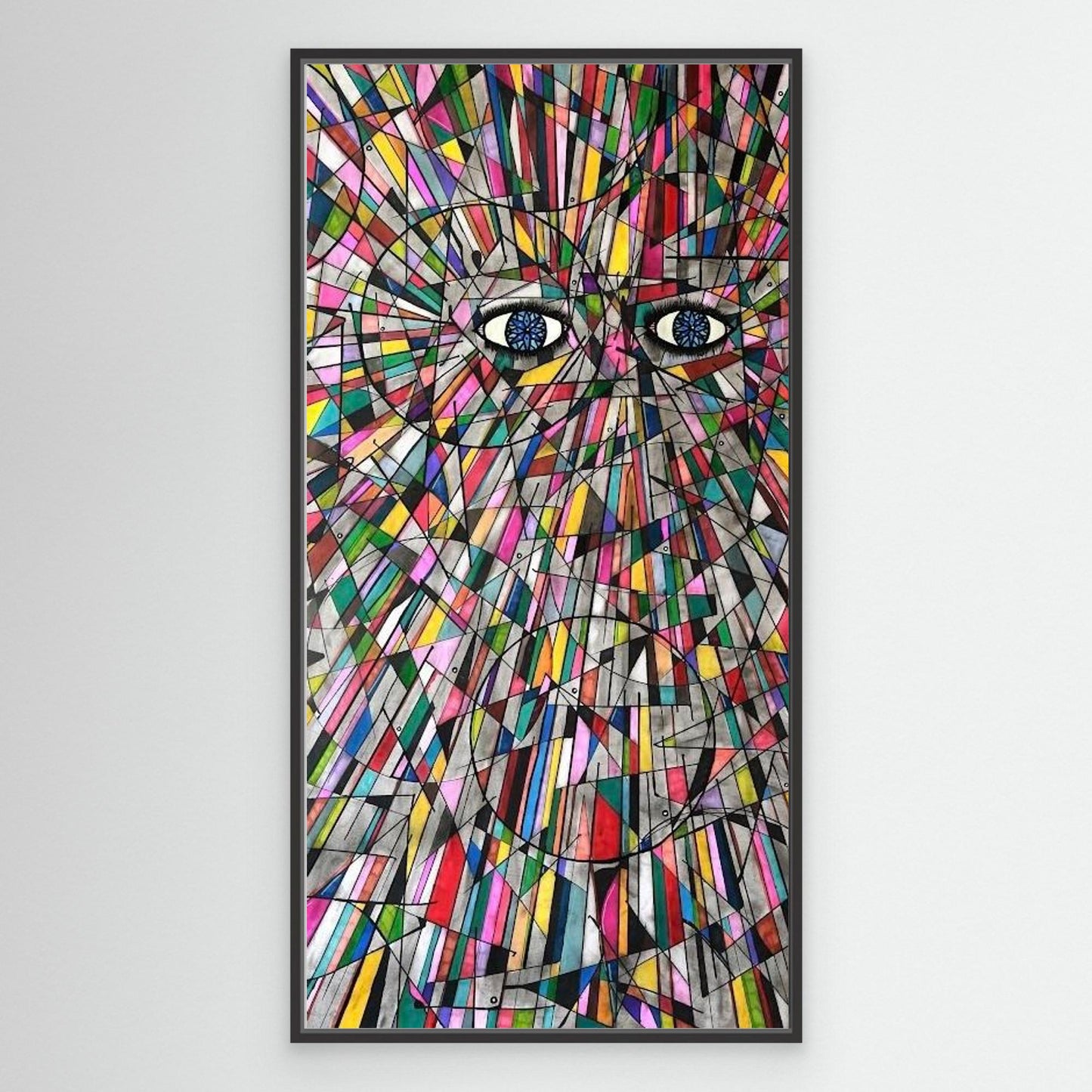 ‘Windows To The Soul’ Framed Canvas Print