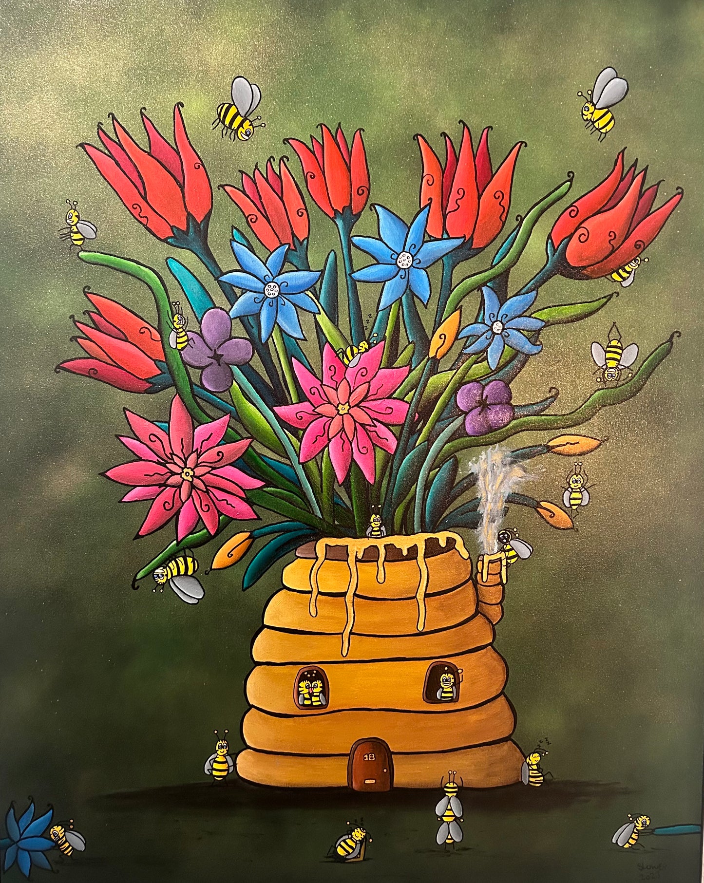 Bee-utiful (100 x 85 CM)