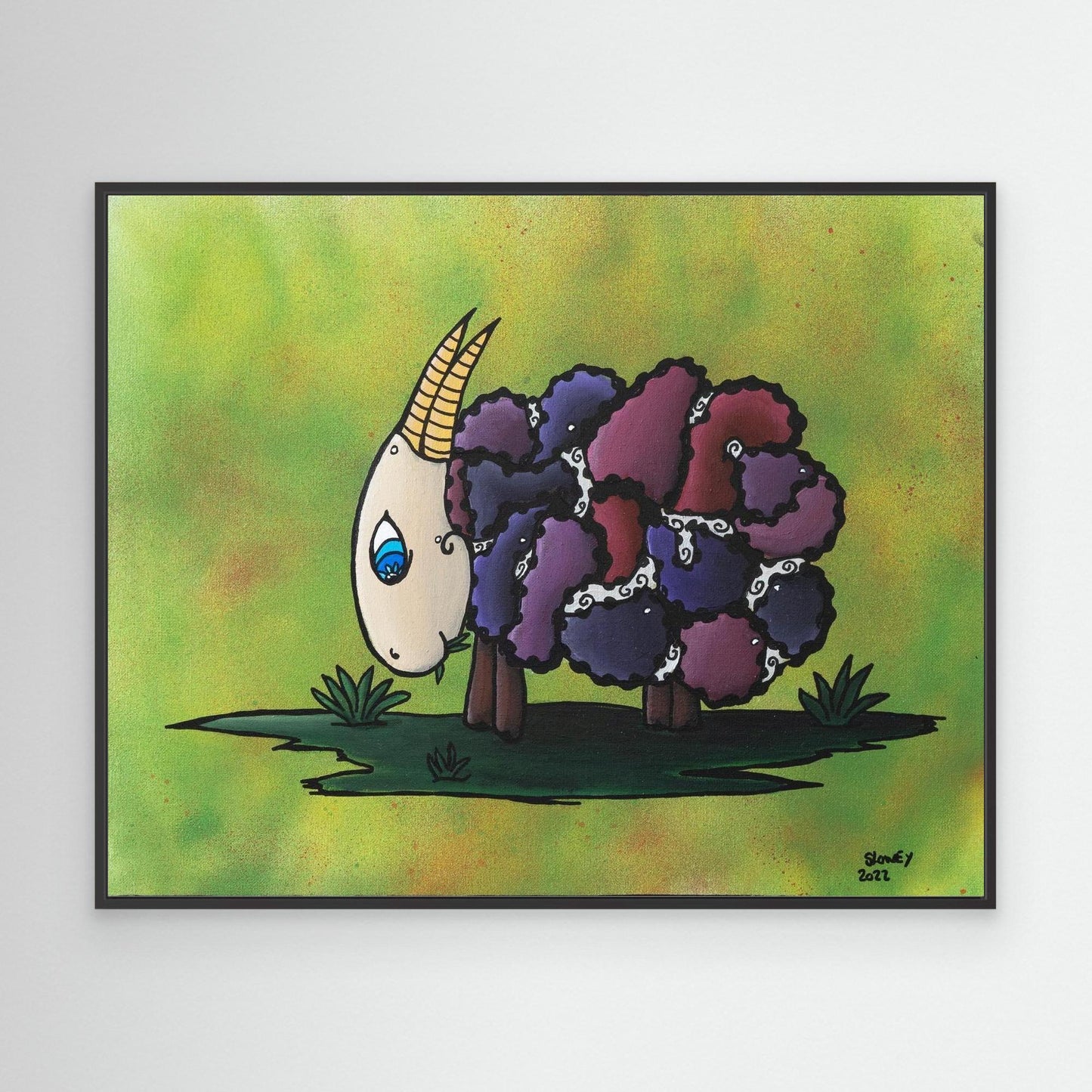 ‘It’s A Sheep’ Framed Canvas Print
