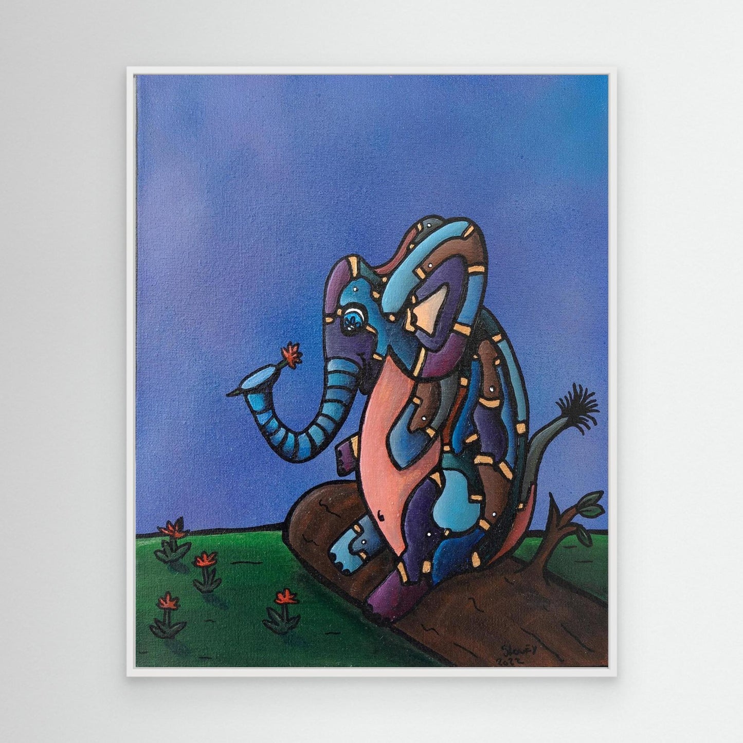 ‘Love The Little Things’ Framed Canvas Print