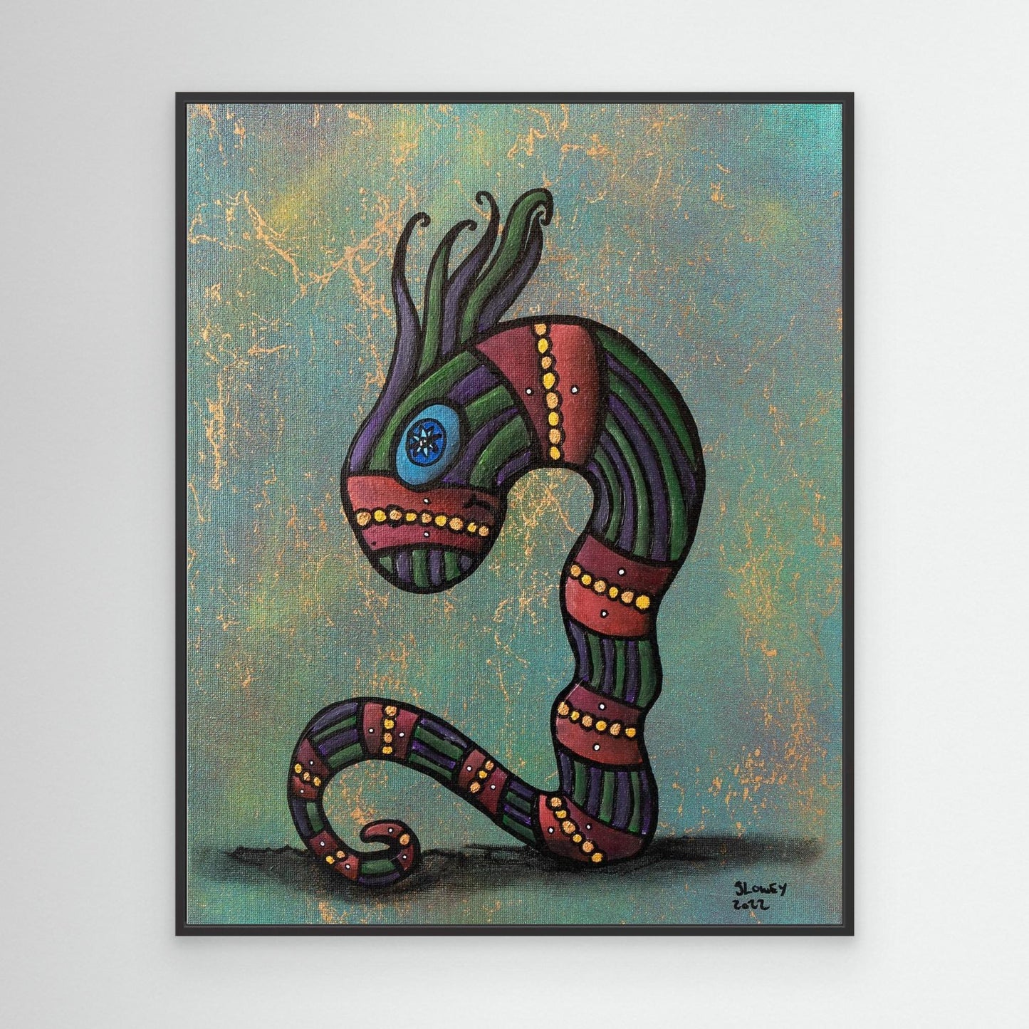 ‘Mr Wigglesworth” Framed Canvas Print