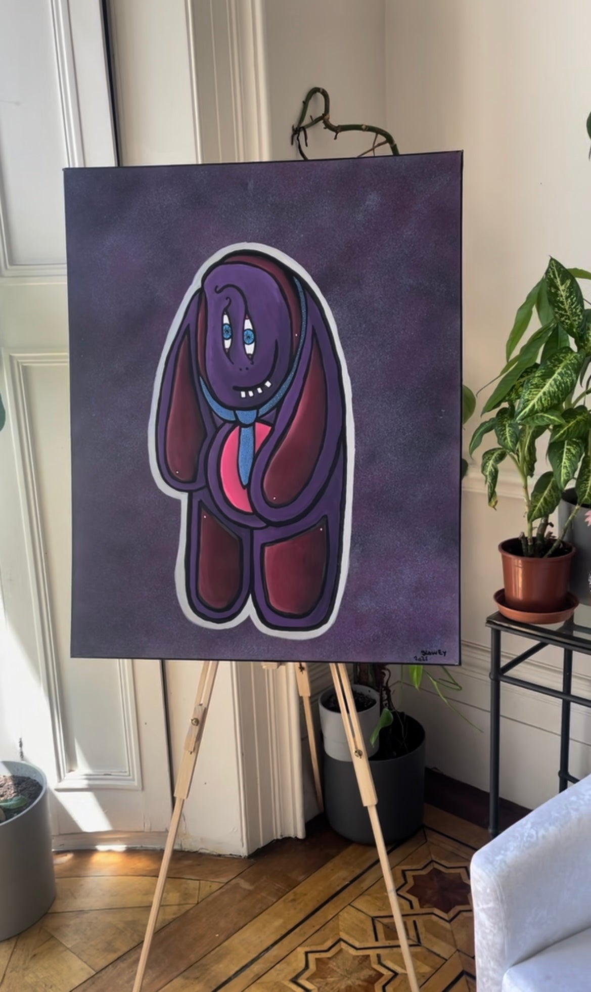 Original painting ‘The Boss’ (100 x 80 CM) Mixed Media