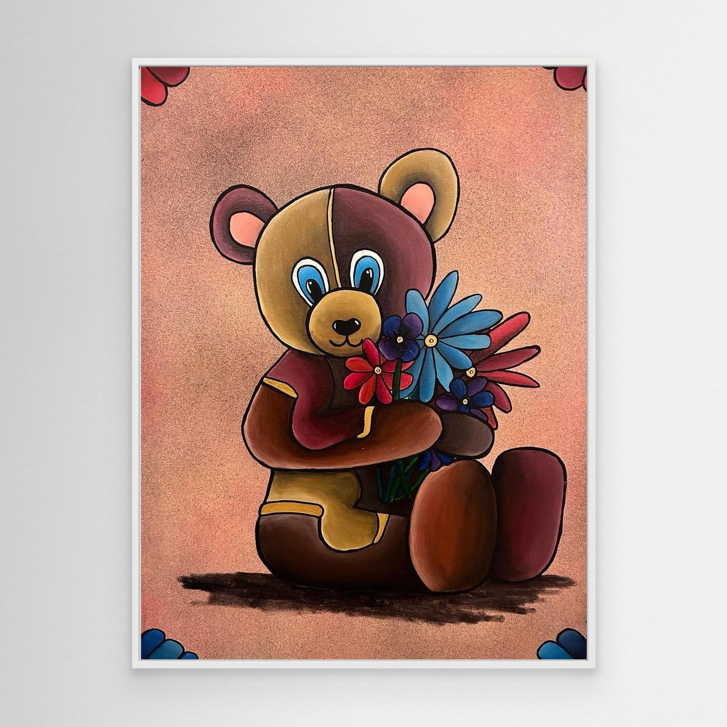 ‘Bearing Gifts’ Framed Stretched Canvas Print
