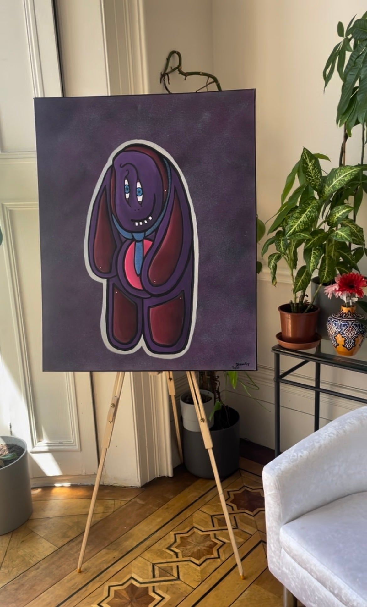 Original painting ‘The Boss’ (100 x 80 CM) Mixed Media