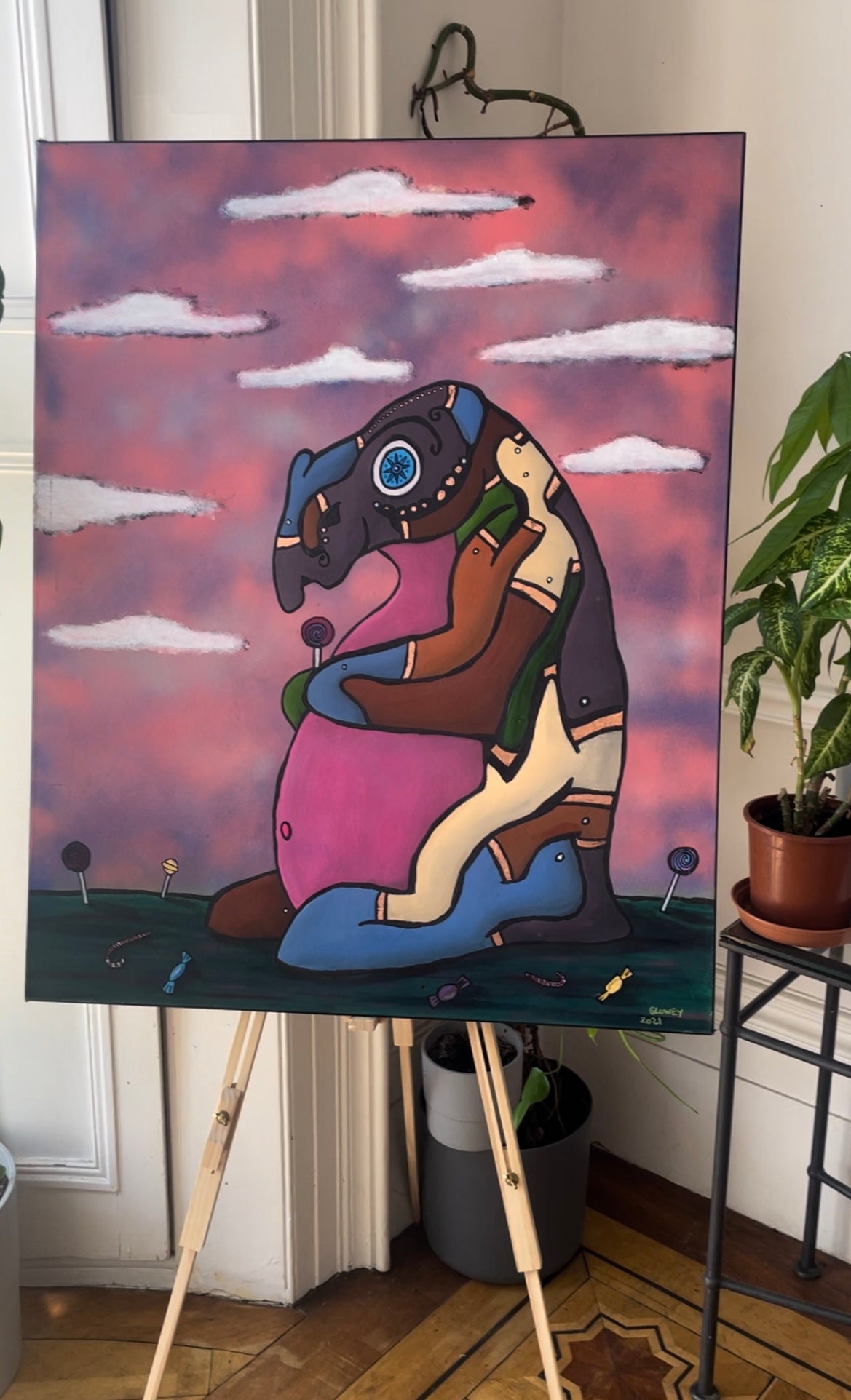 Original painting ‘Flump’ (100 x 80 cm)
