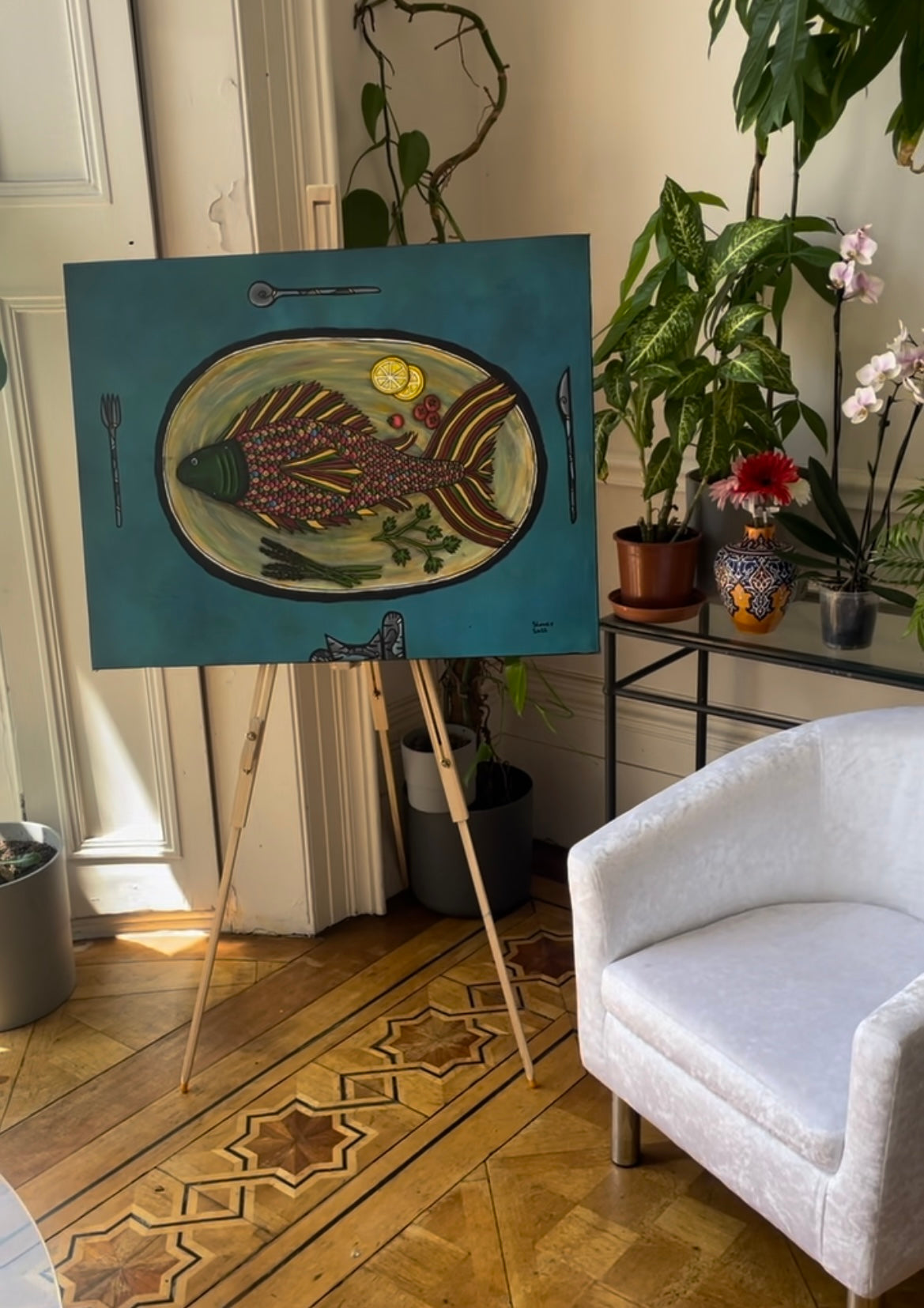 Sneaky Supper (70 x 90 CM)