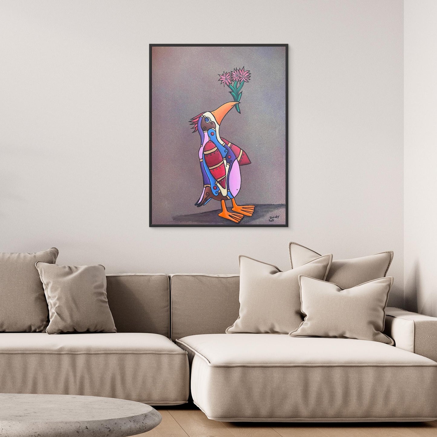 ‘For You’ Framed Canvas Print