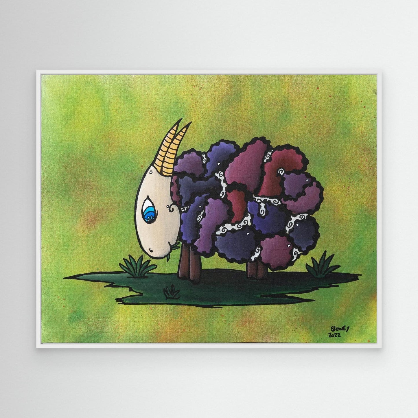 ‘It’s A Sheep’ Framed Canvas Print