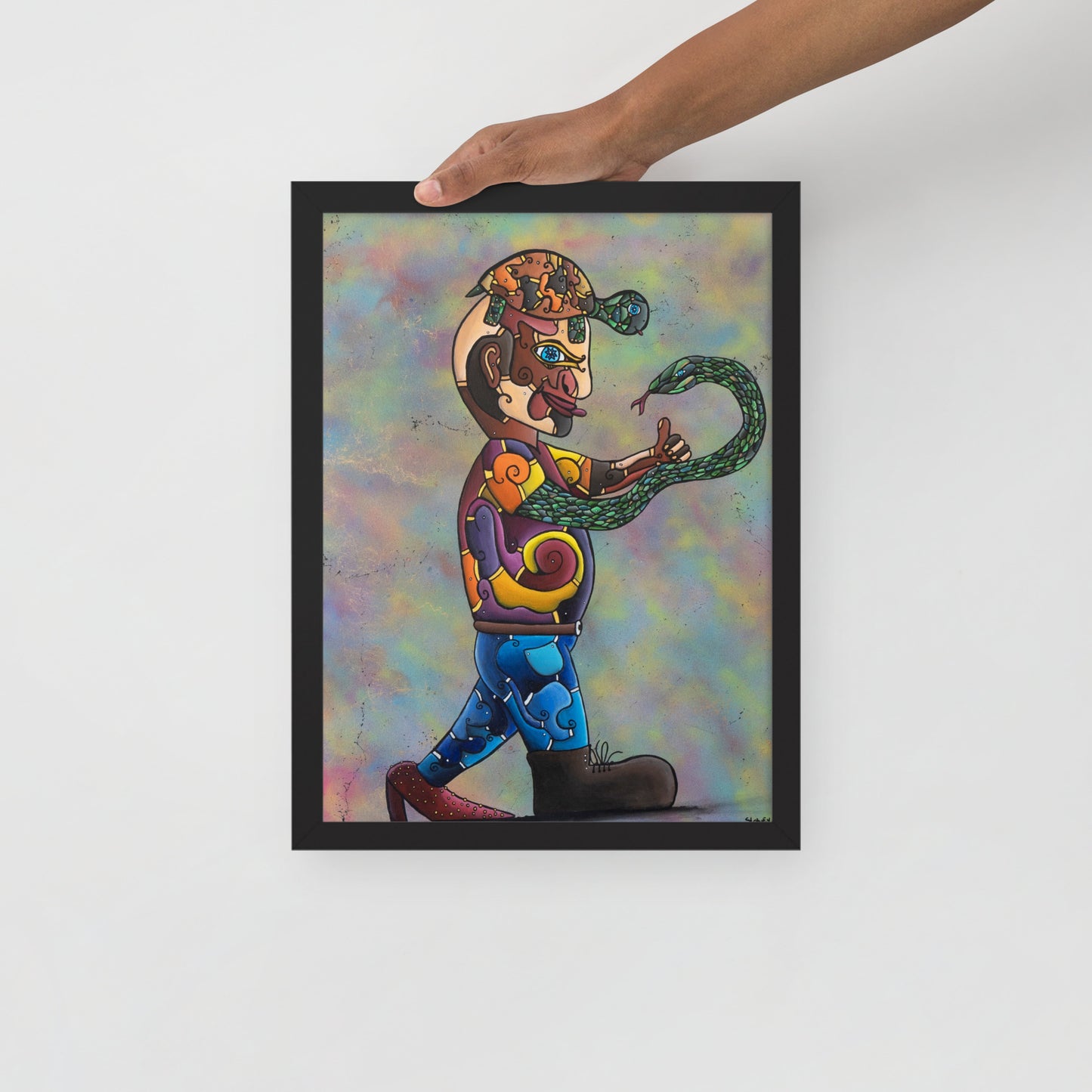 Weird Wally, Framed poster