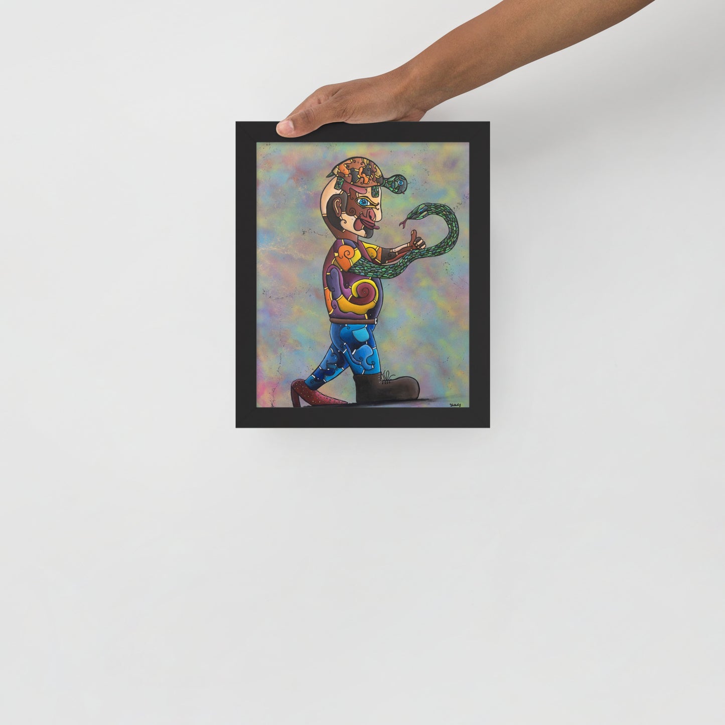 Weird Wally, Framed poster