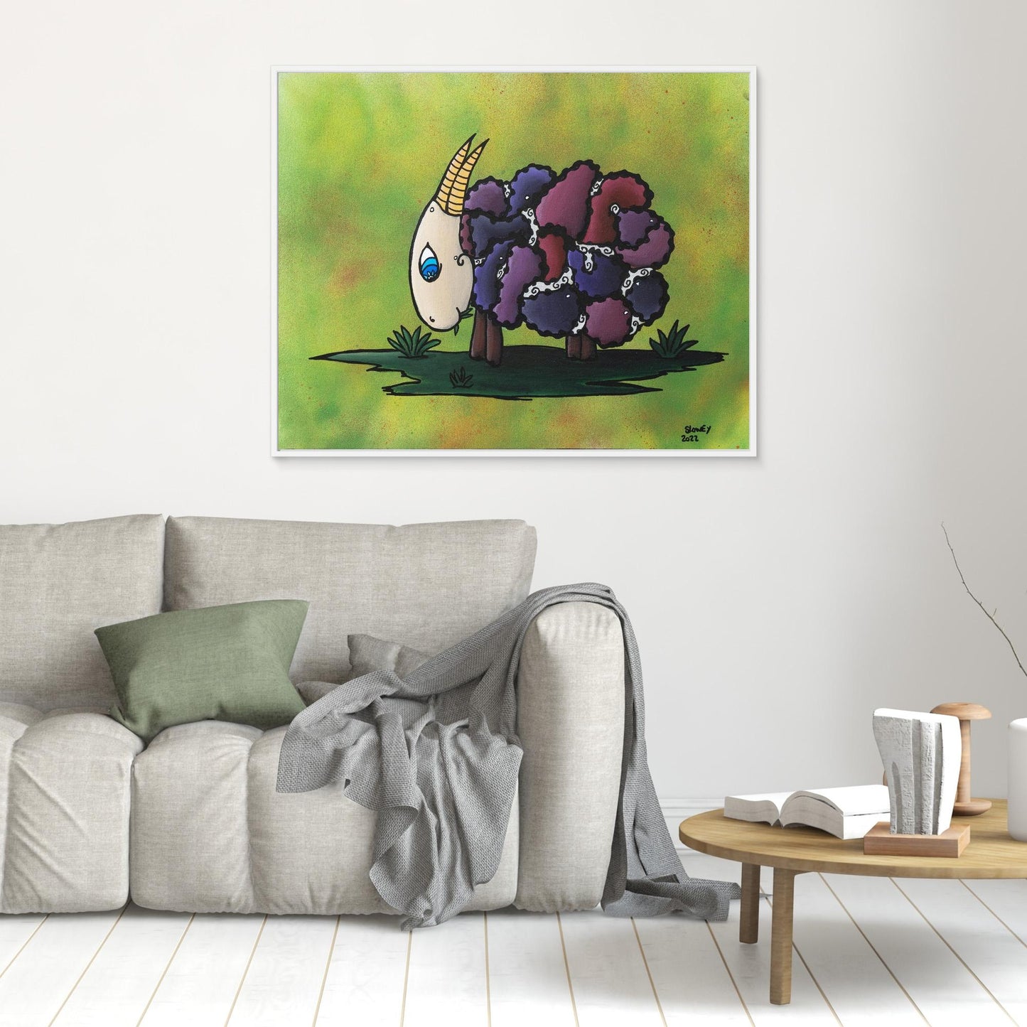 ‘It’s A Sheep’ Framed Canvas Print