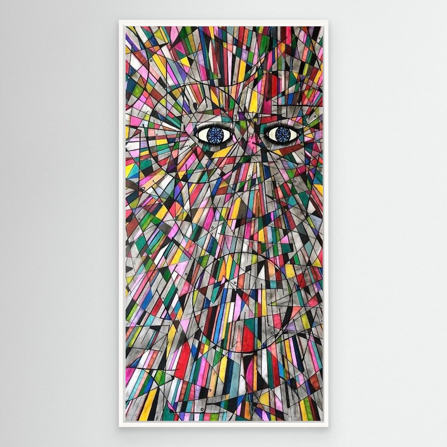 ‘Windows To The Soul’ Framed Canvas Print
