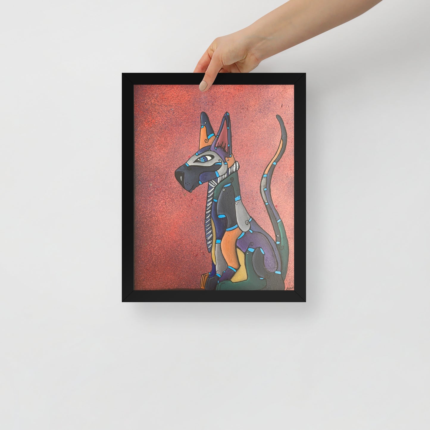 Dog, Framed photo paper poster