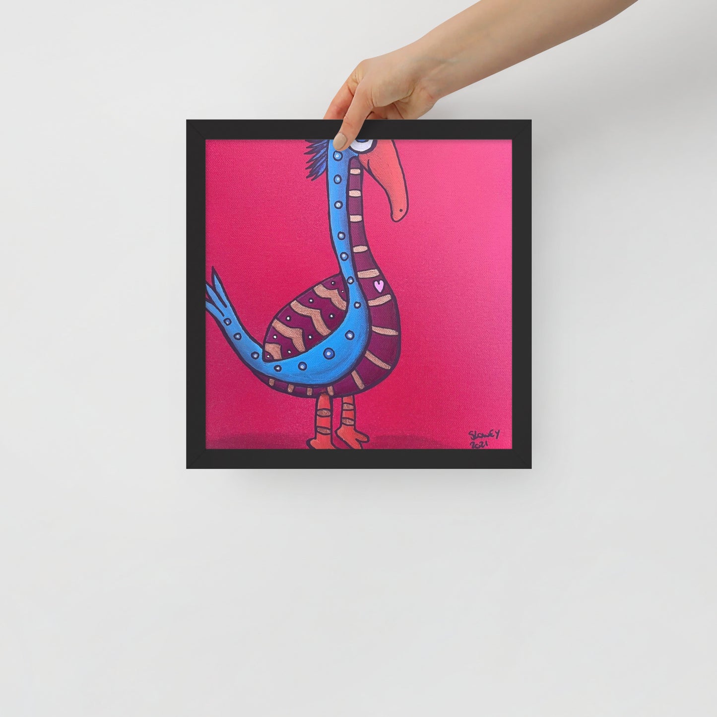 Love Bird, Framed photo paper poster
