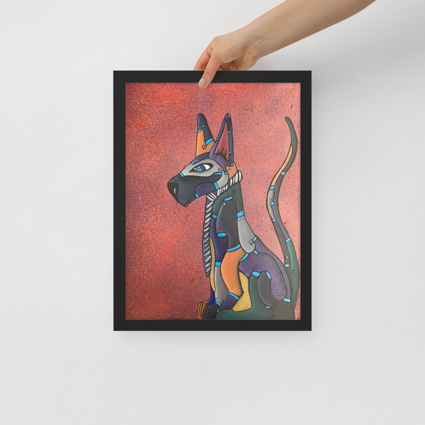 Dog, Framed photo paper poster