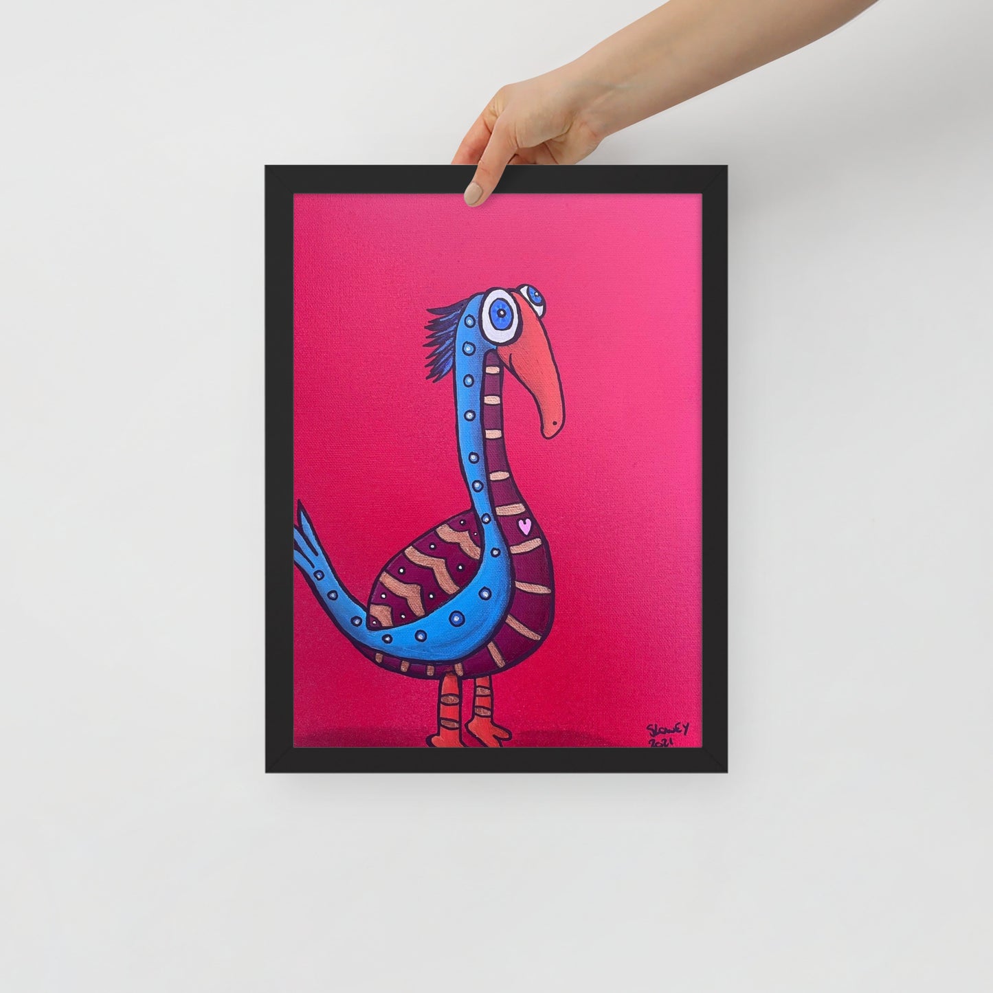 Love Bird, Framed photo paper poster