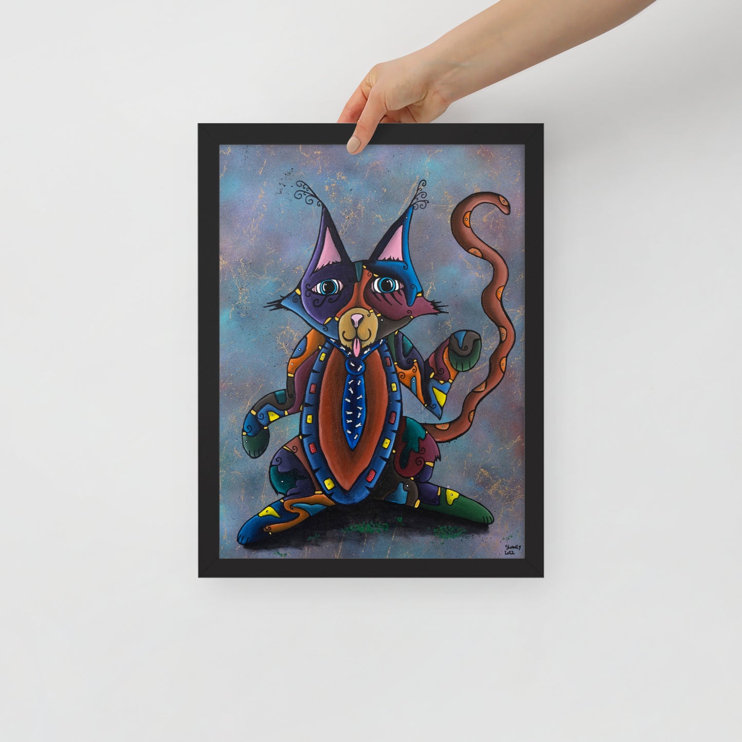Catnip, Framed photo paper poster