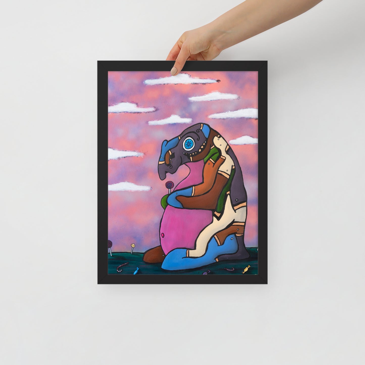 Flump, Framed photo paper poster