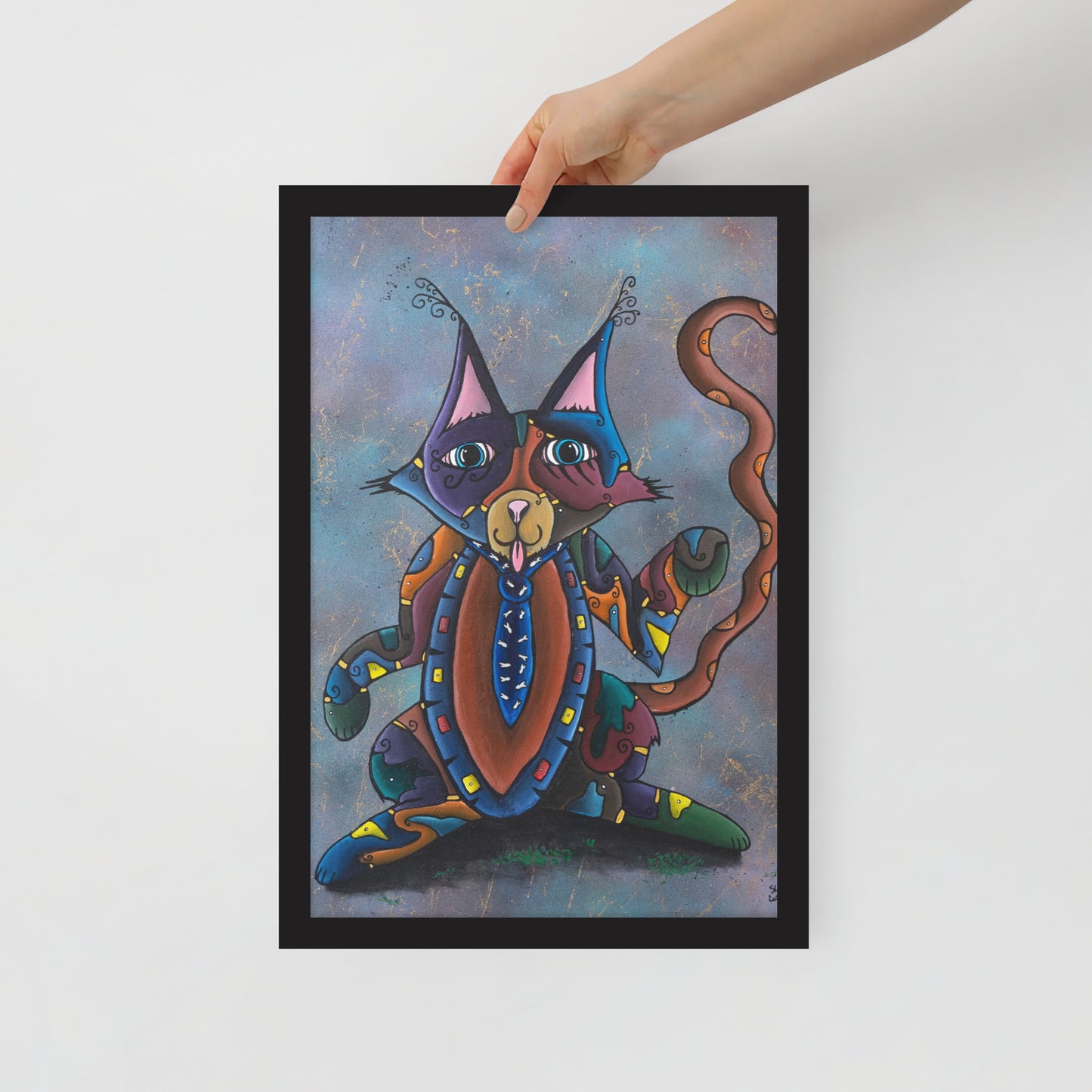 Catnip, Framed photo paper poster