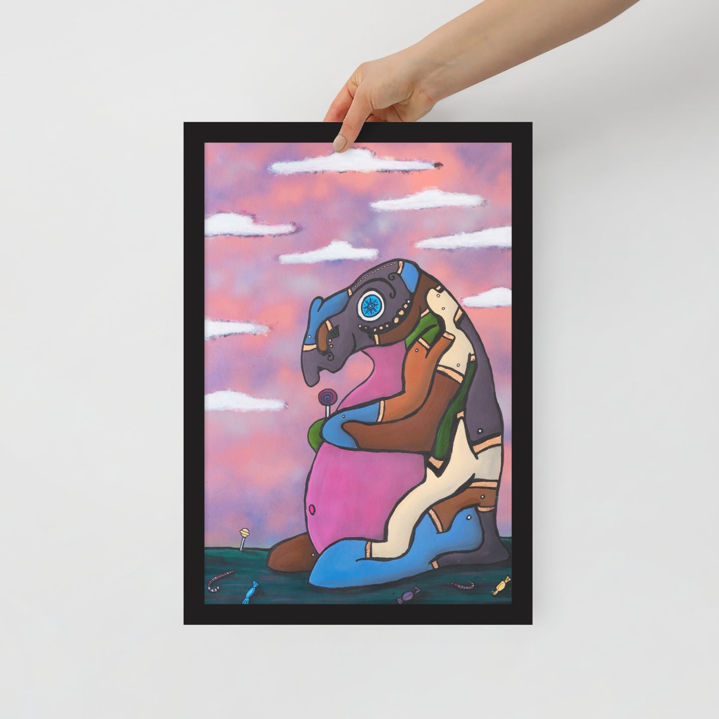 Flump, Framed photo paper poster