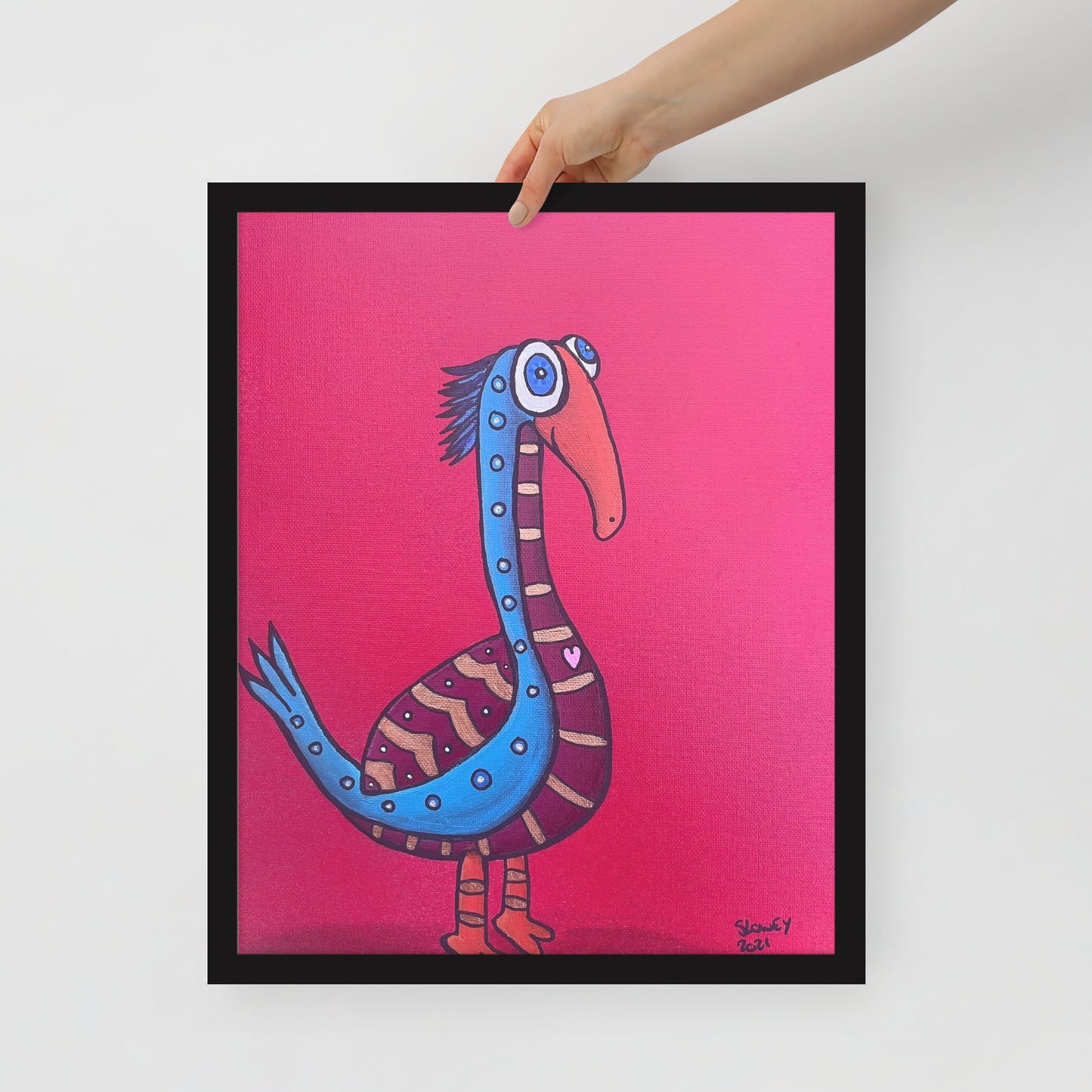 Love Bird, Framed photo paper poster