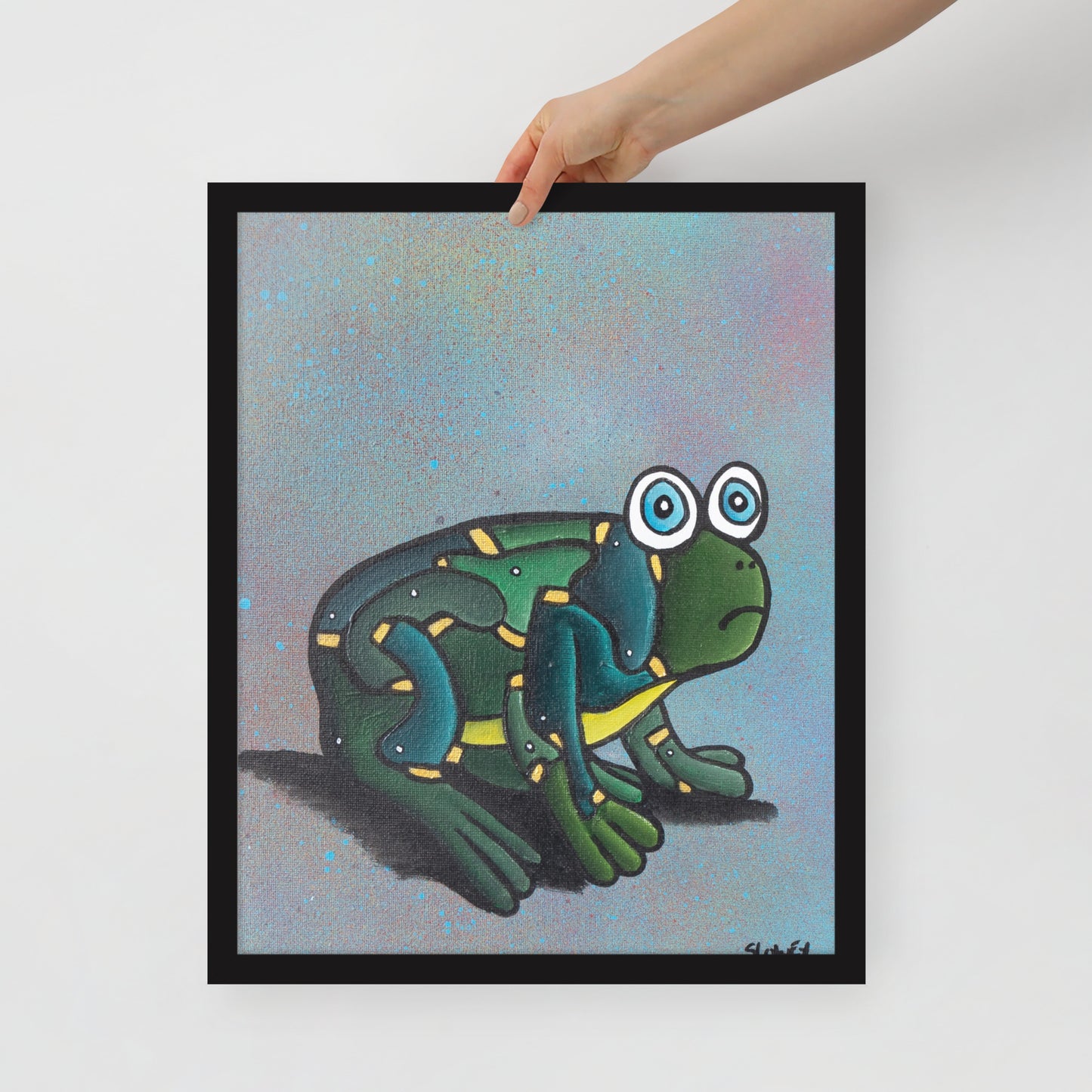 Sorry Grandma, Framed photo paper poster