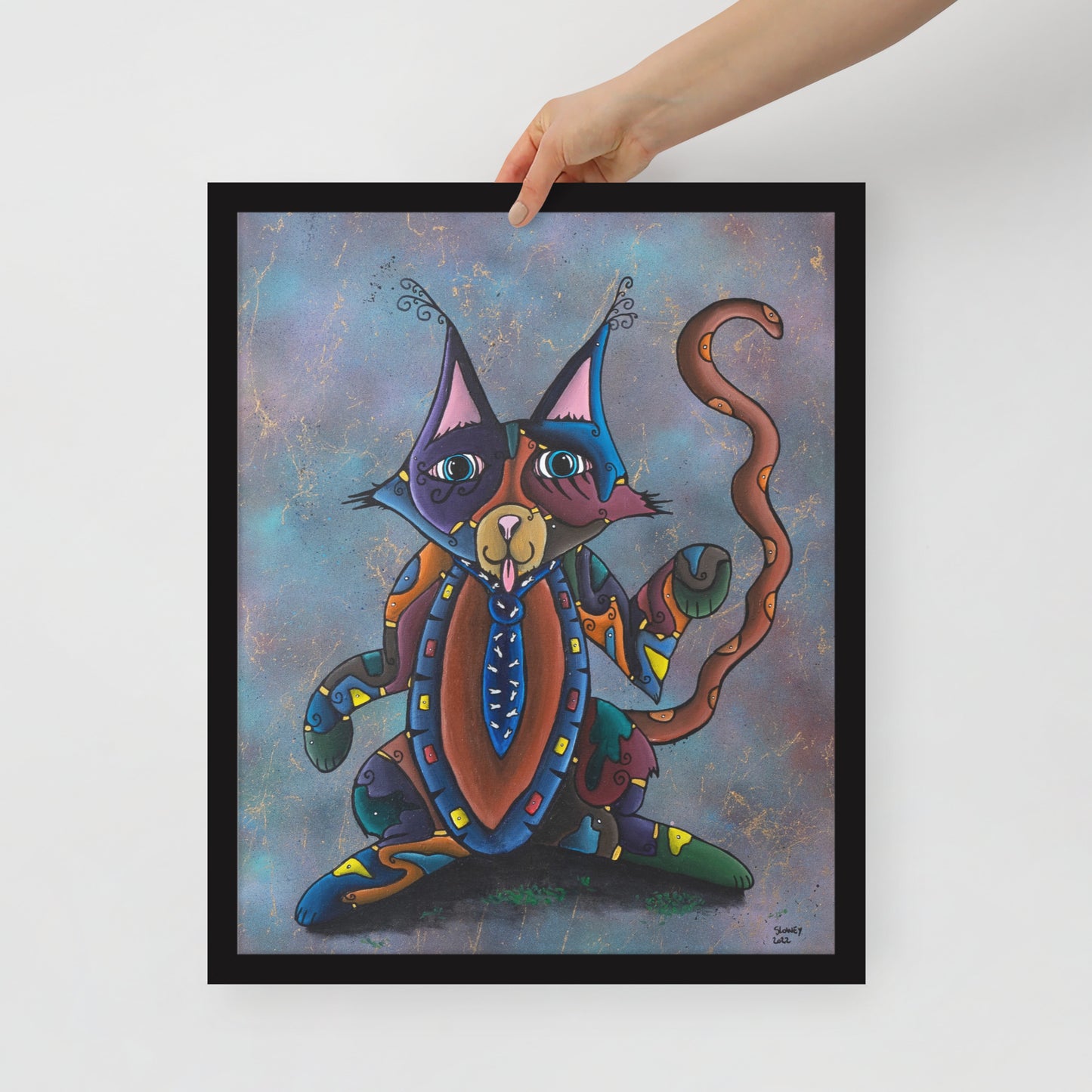 Catnip, Framed photo paper poster