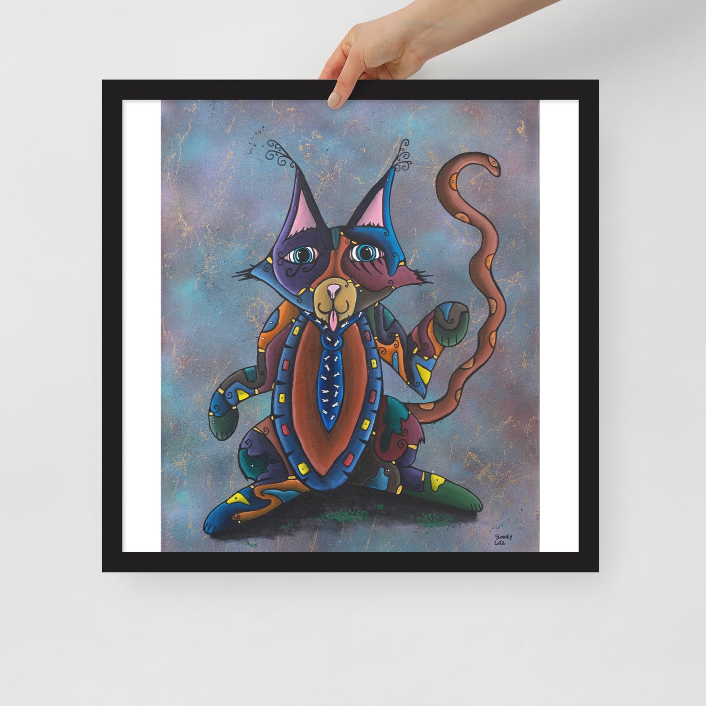 Catnip, Framed photo paper poster