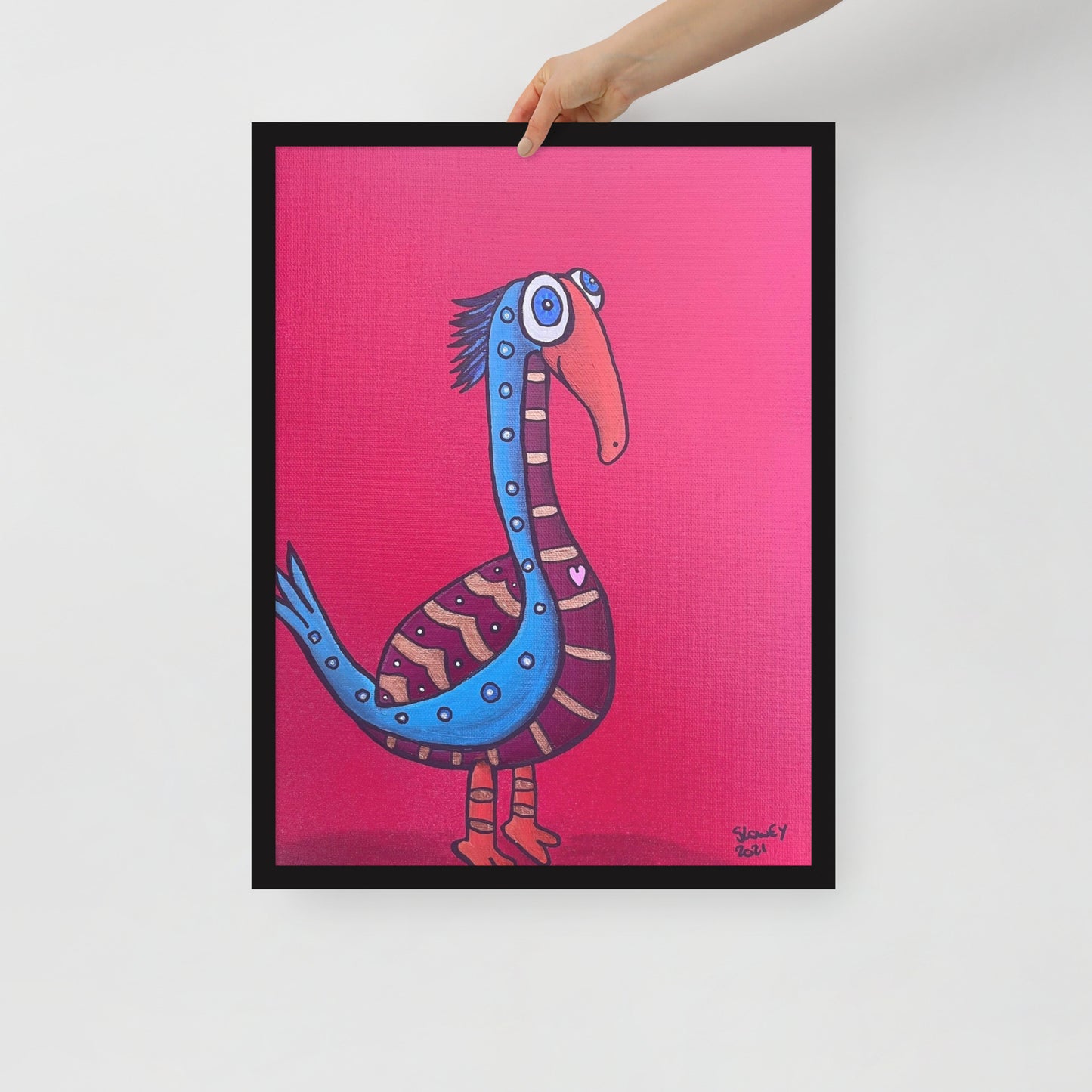 Love Bird, Framed photo paper poster
