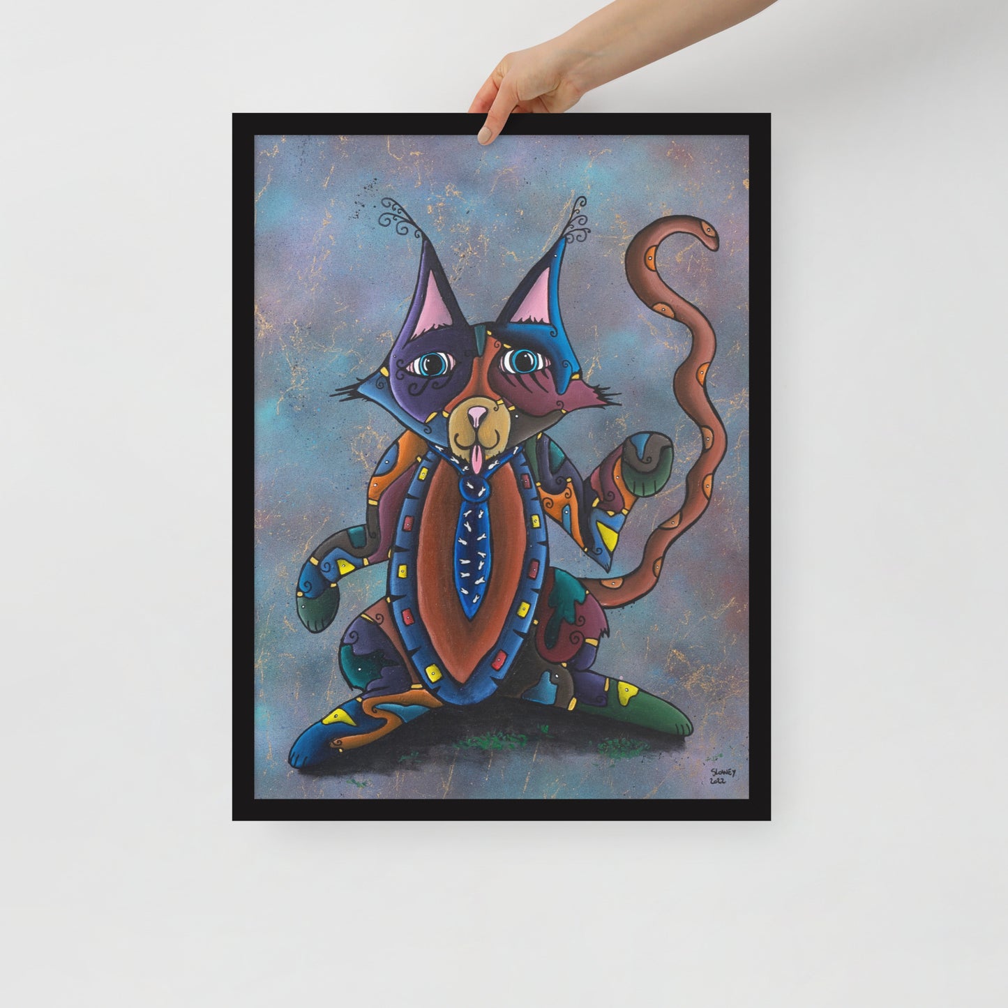 Catnip, Framed photo paper poster