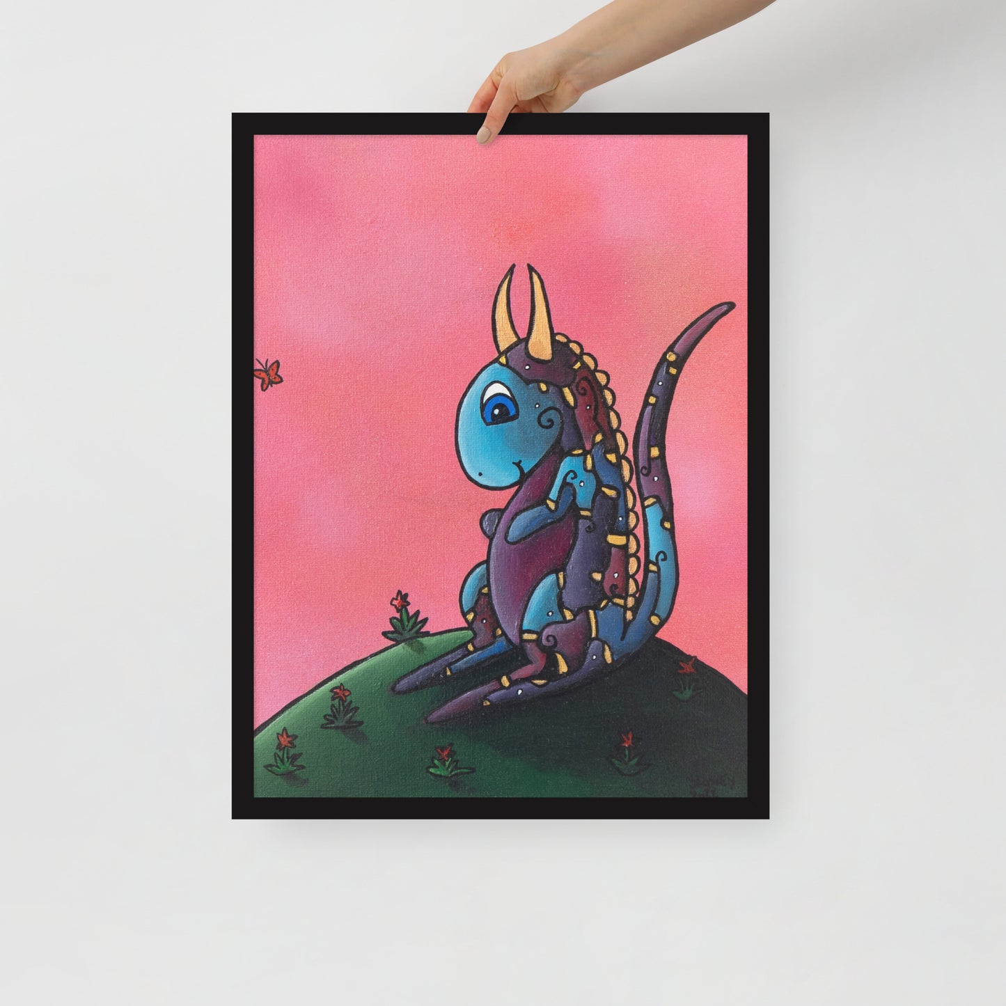 Bubblegum, Framed photo paper poster