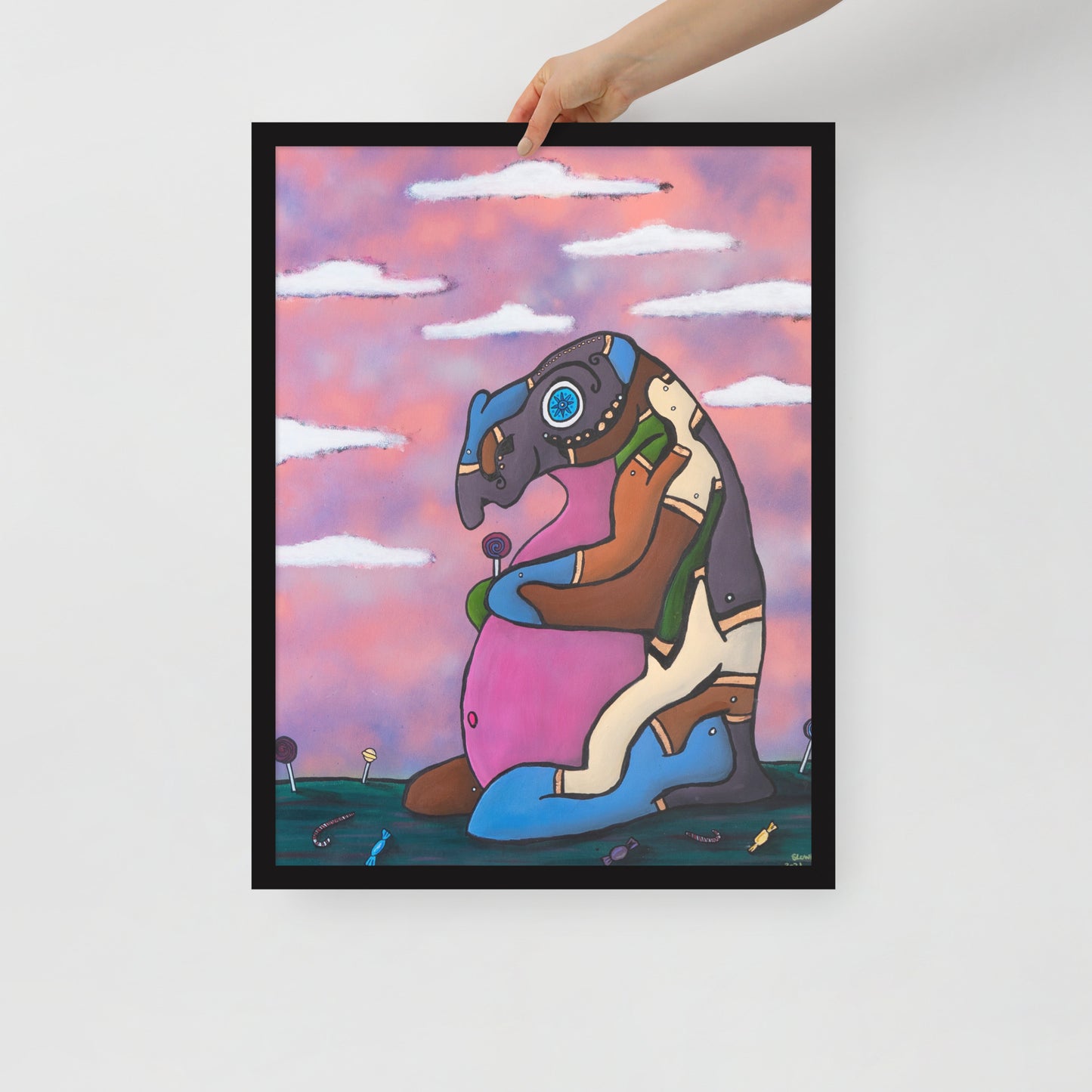 Flump, Framed photo paper poster
