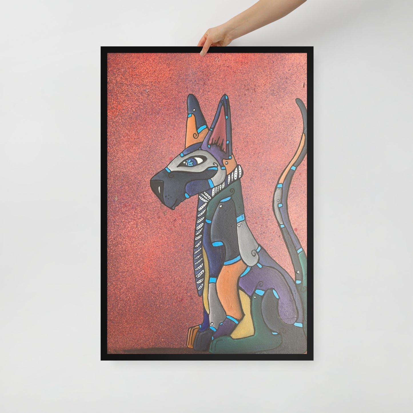 Dog, Framed photo paper poster