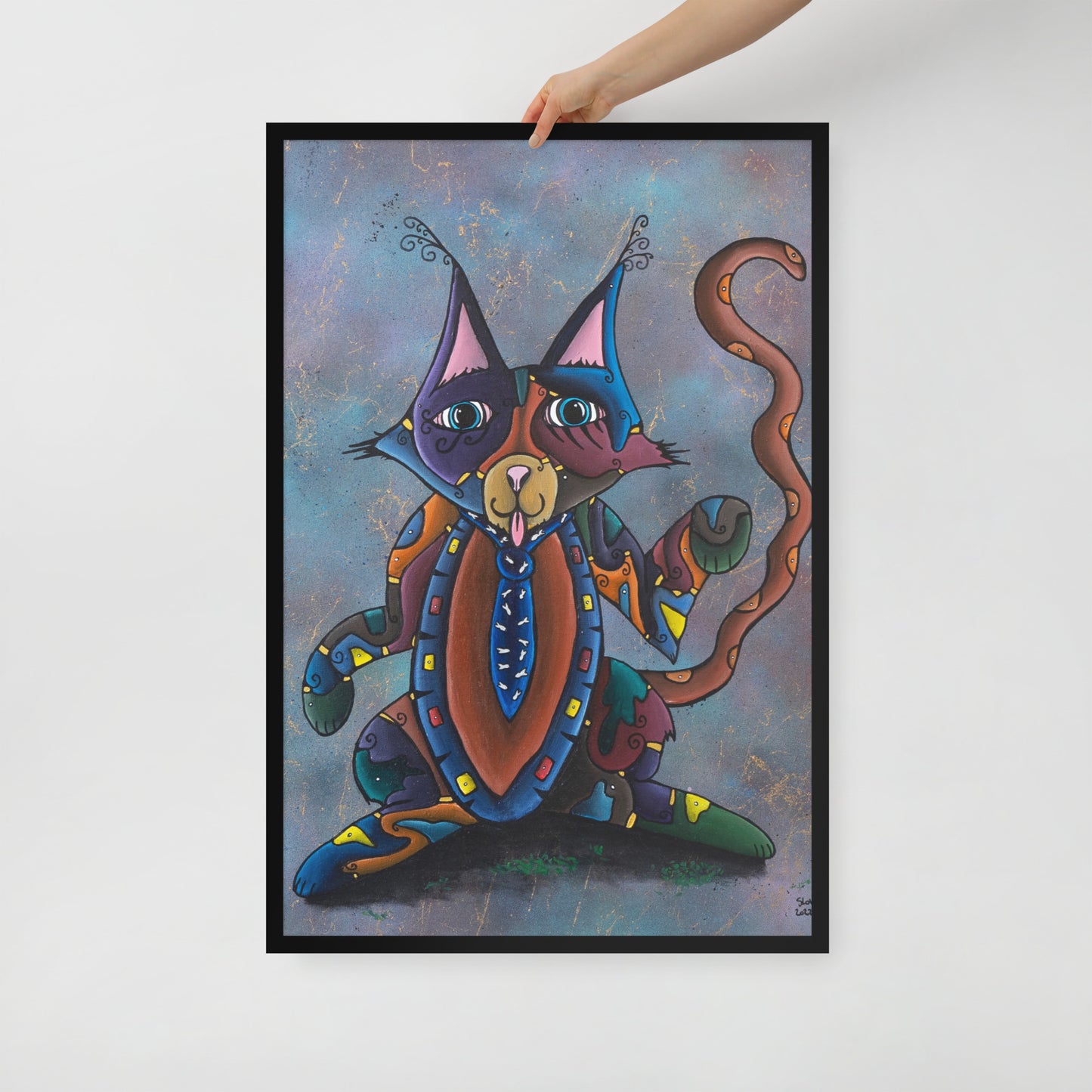 Catnip, Framed photo paper poster