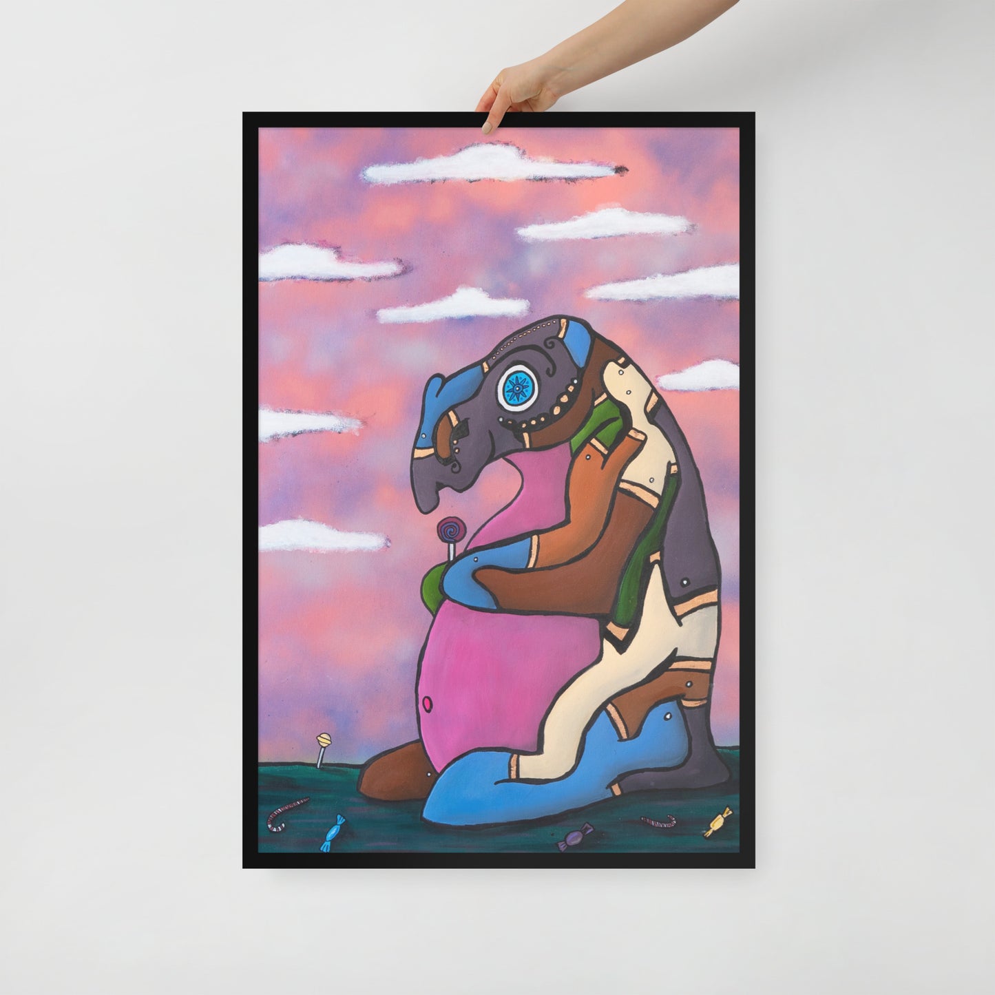 Flump, Framed photo paper poster