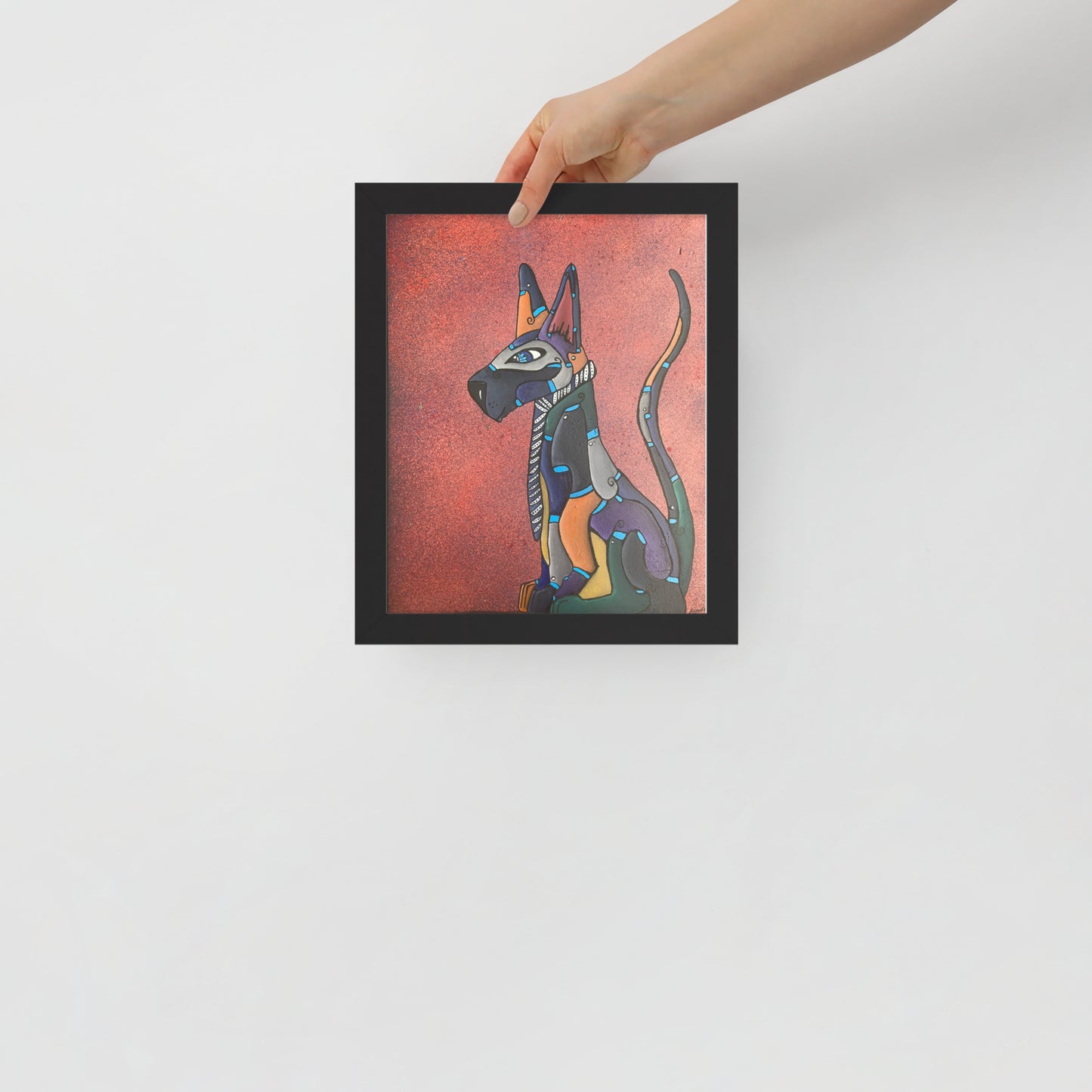 Dog, Framed photo paper poster