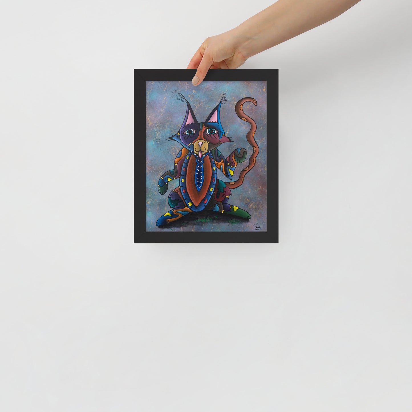 Catnip, Framed photo paper poster