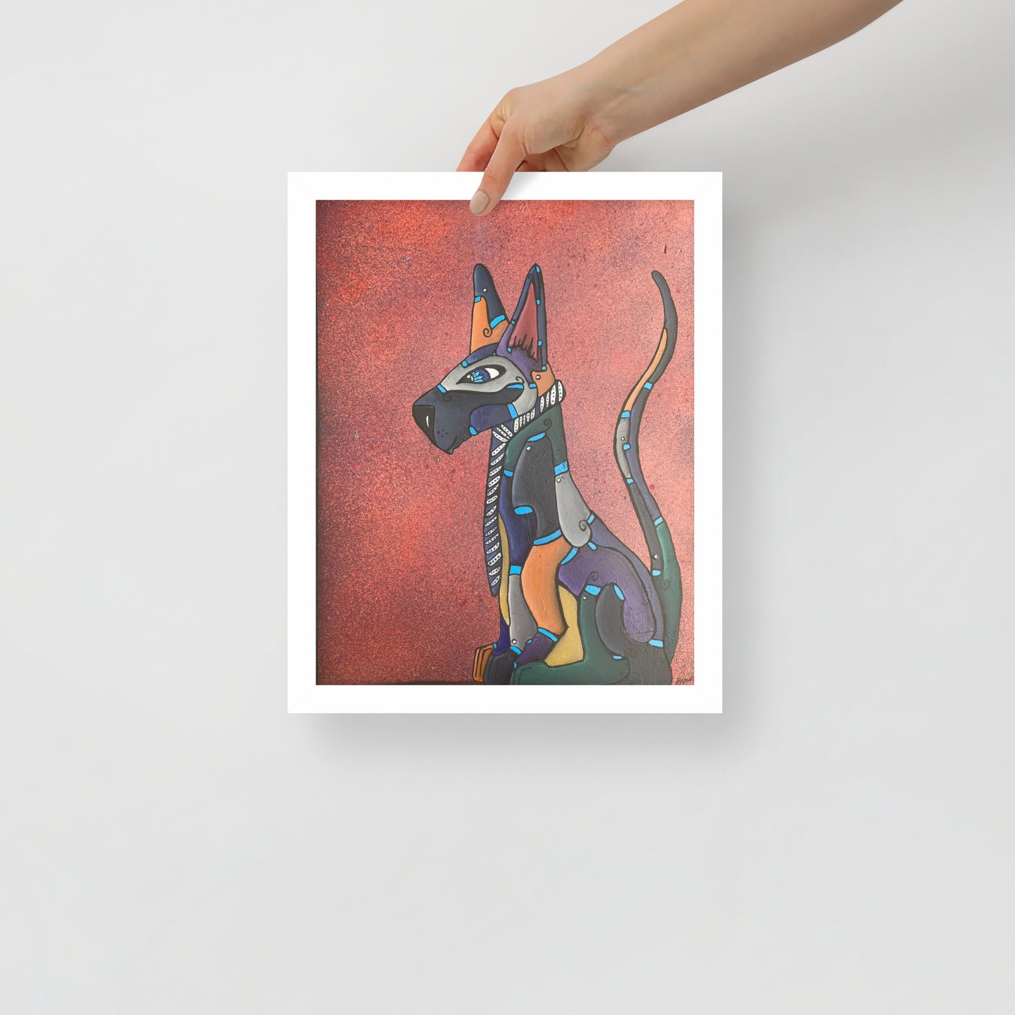 Dog, Framed photo paper poster