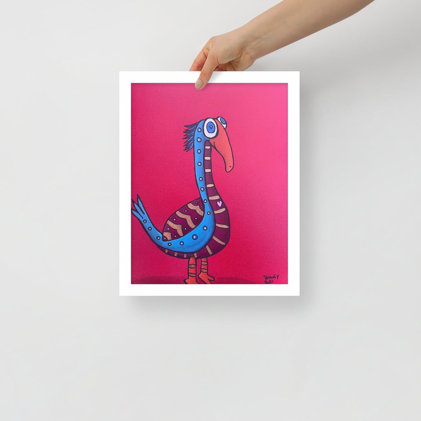 Love Bird, Framed photo paper poster