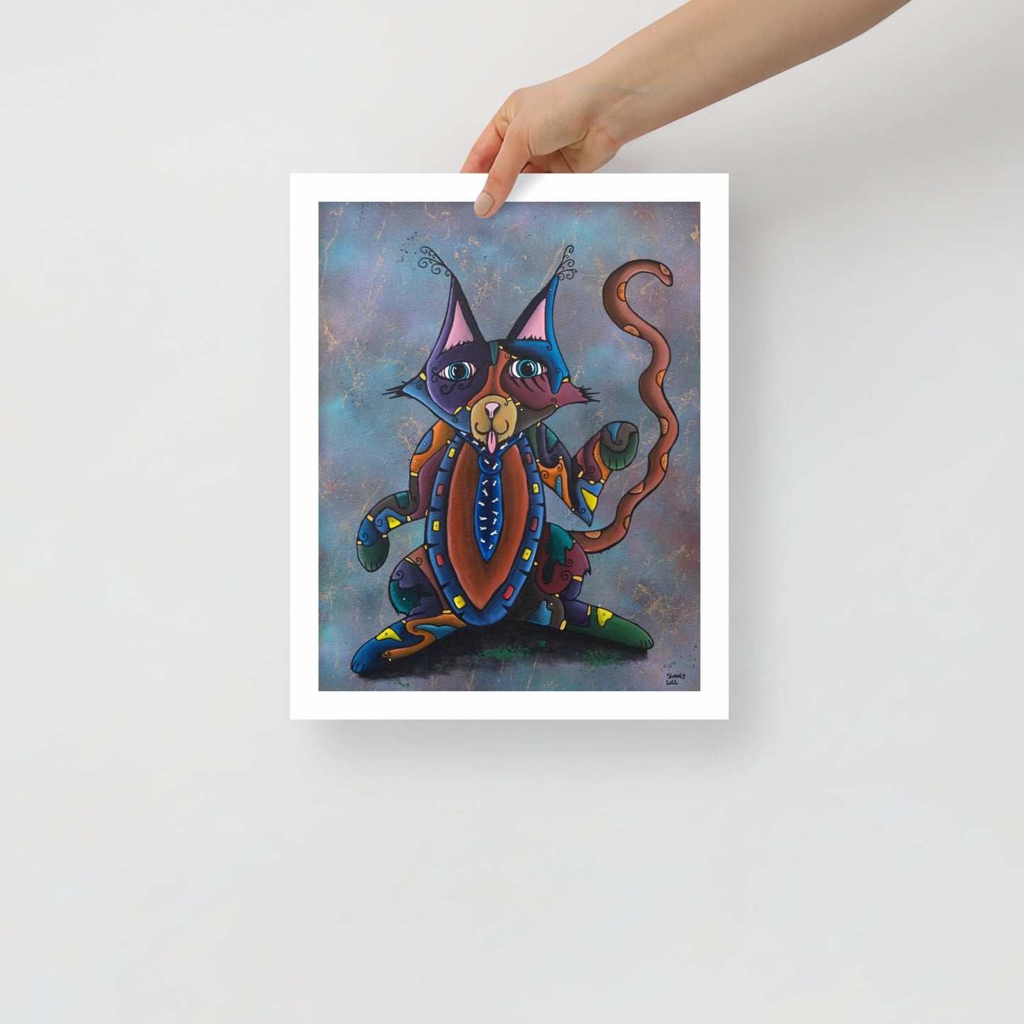 Catnip, Framed photo paper poster