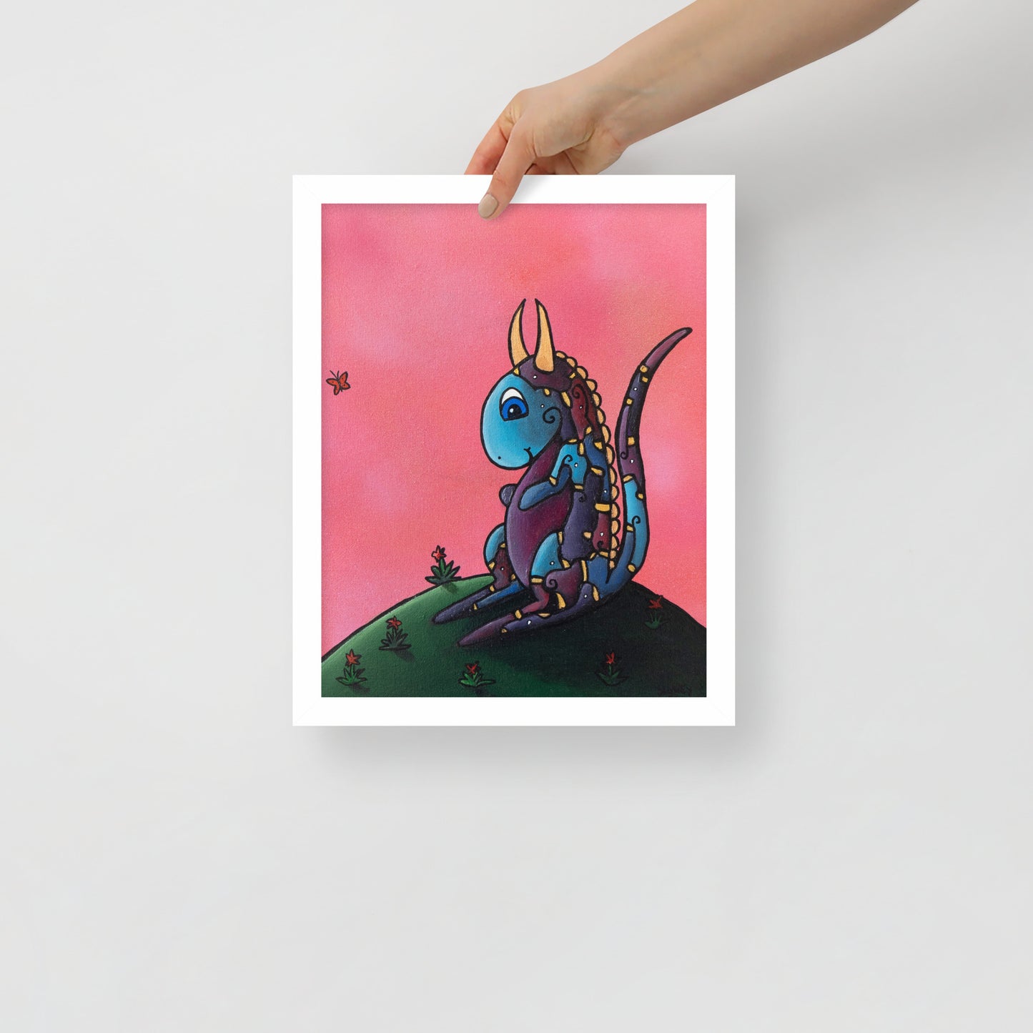 Bubblegum, Framed photo paper poster