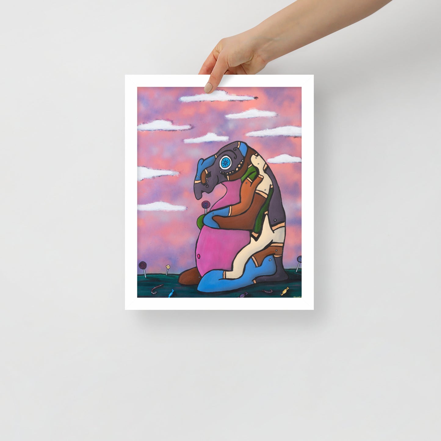 Flump, Framed photo paper poster