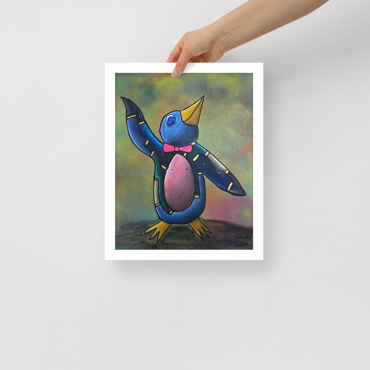 Happy Chap, Framed photo paper poster