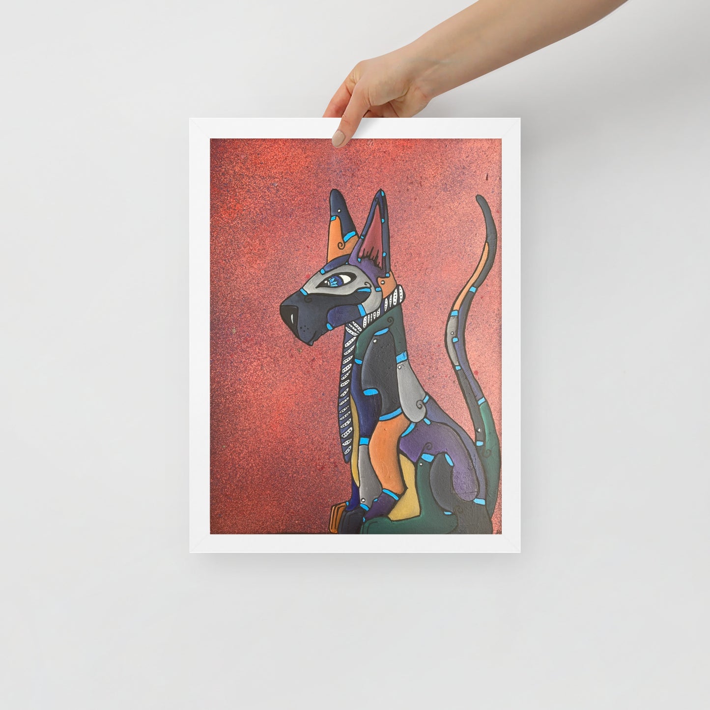 Dog, Framed photo paper poster