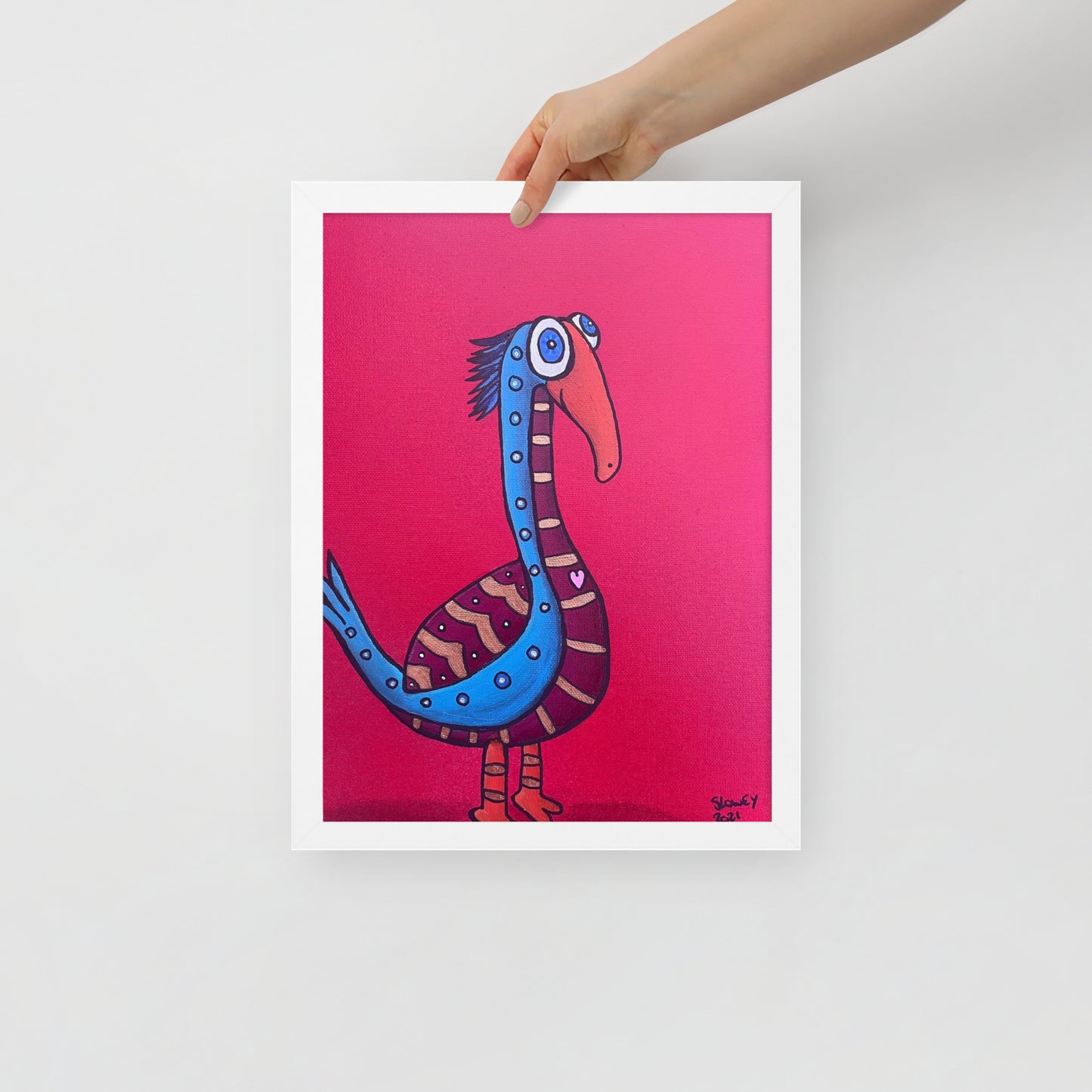 Love Bird, Framed photo paper poster