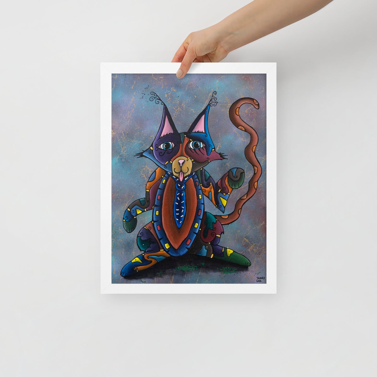 Catnip, Framed photo paper poster