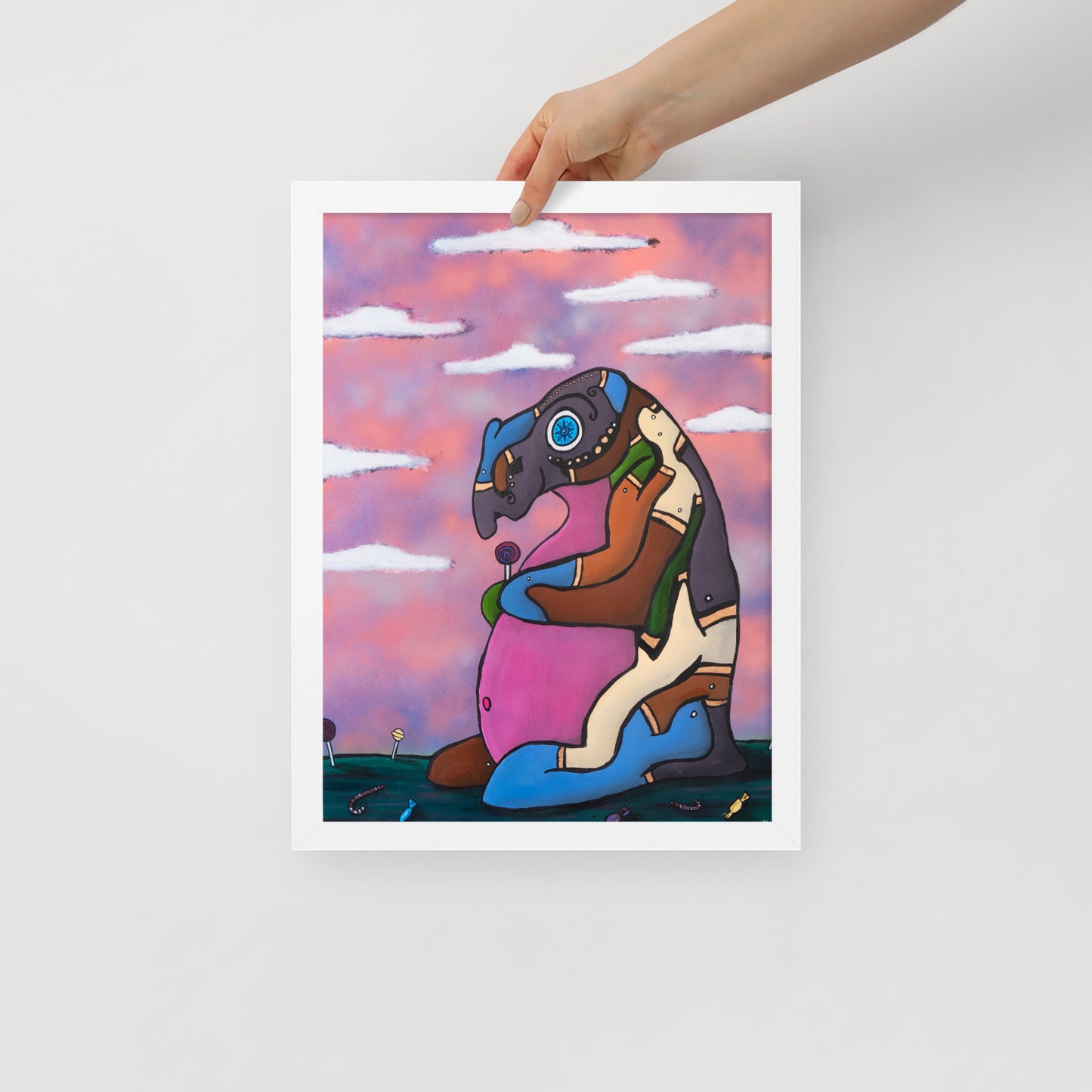 Flump, Framed photo paper poster