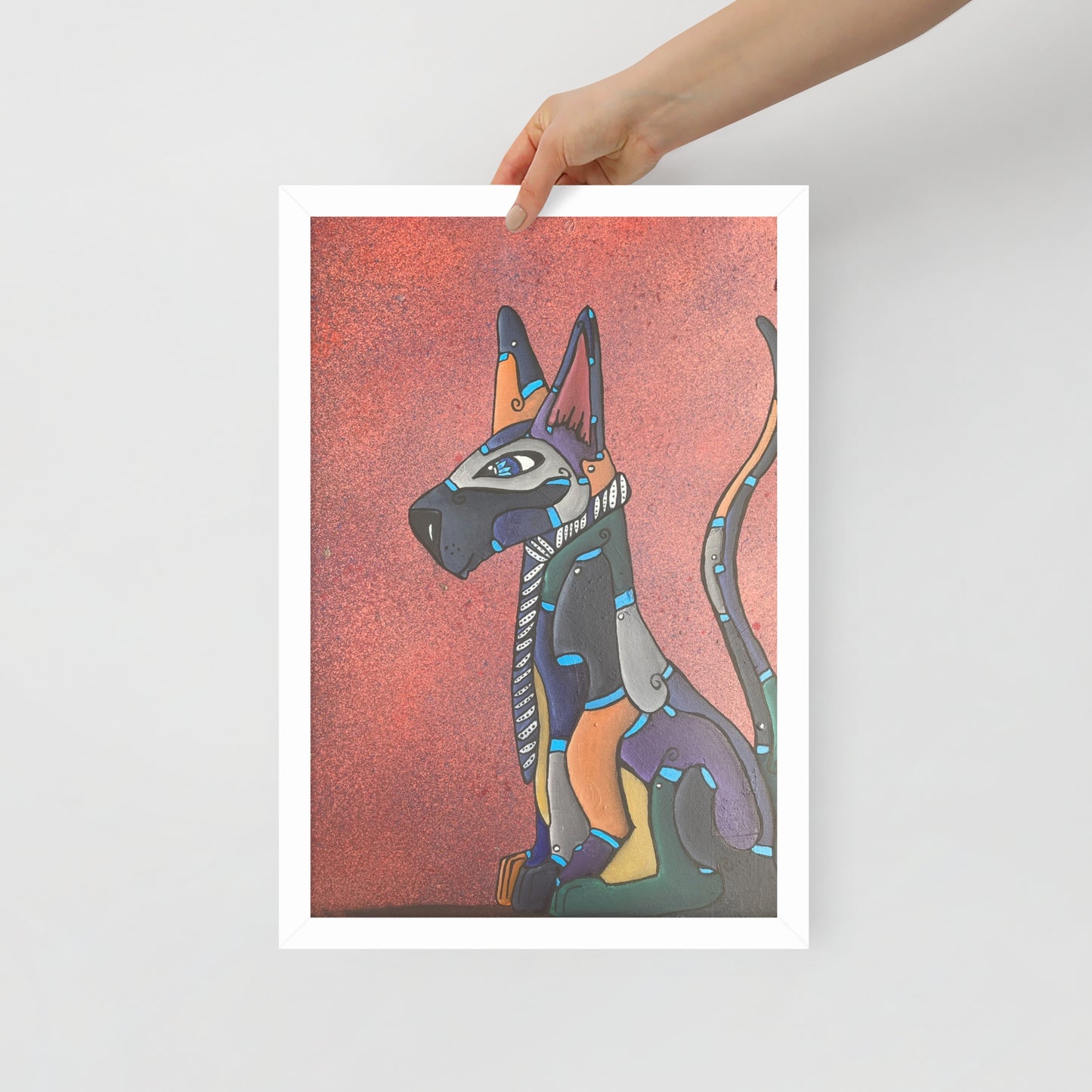 Dog, Framed photo paper poster