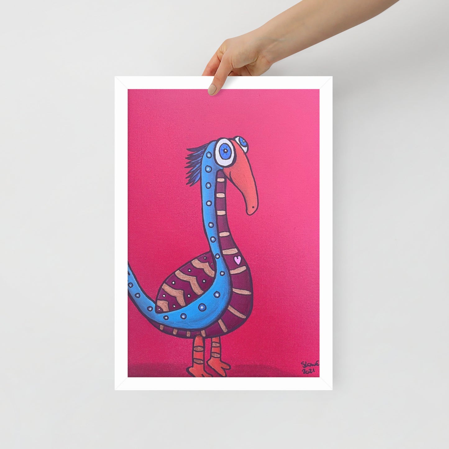 Love Bird, Framed photo paper poster