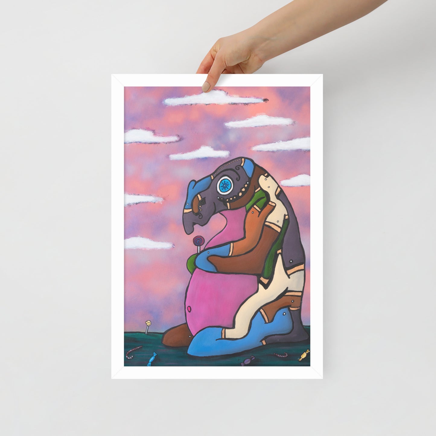 Flump, Framed photo paper poster